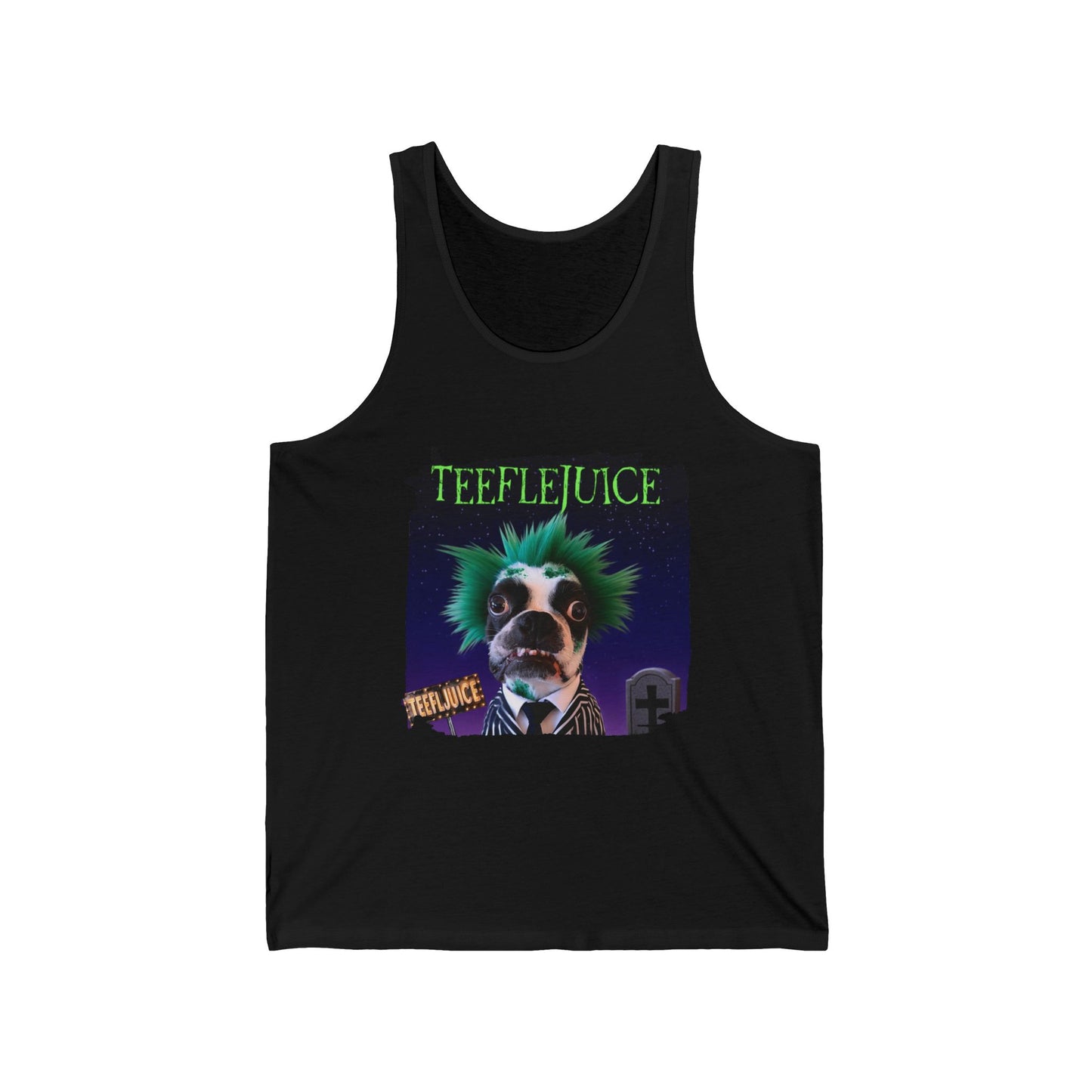 Teeflejuice Unisex Tank Top: Spooky Spectacle Wear