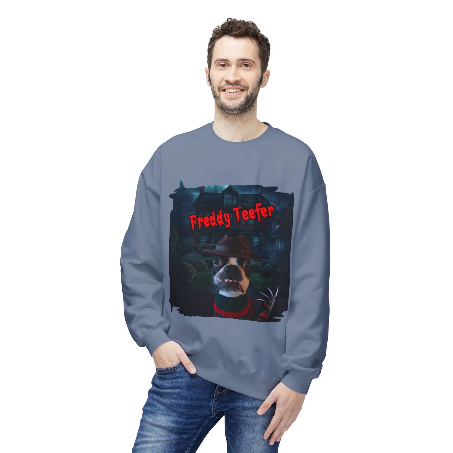 Freddy Teefer Crewneck Sweatshirt: Dream Realm Cozy
