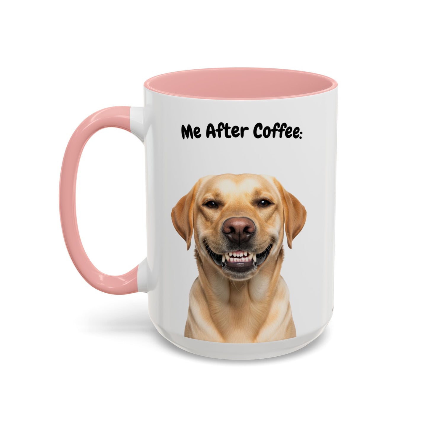 Funny Labrador Retriever Coffee Mug – Me Before Coffee / Me After Coffee – Cute Lab Teeth Design – Teefers Original
