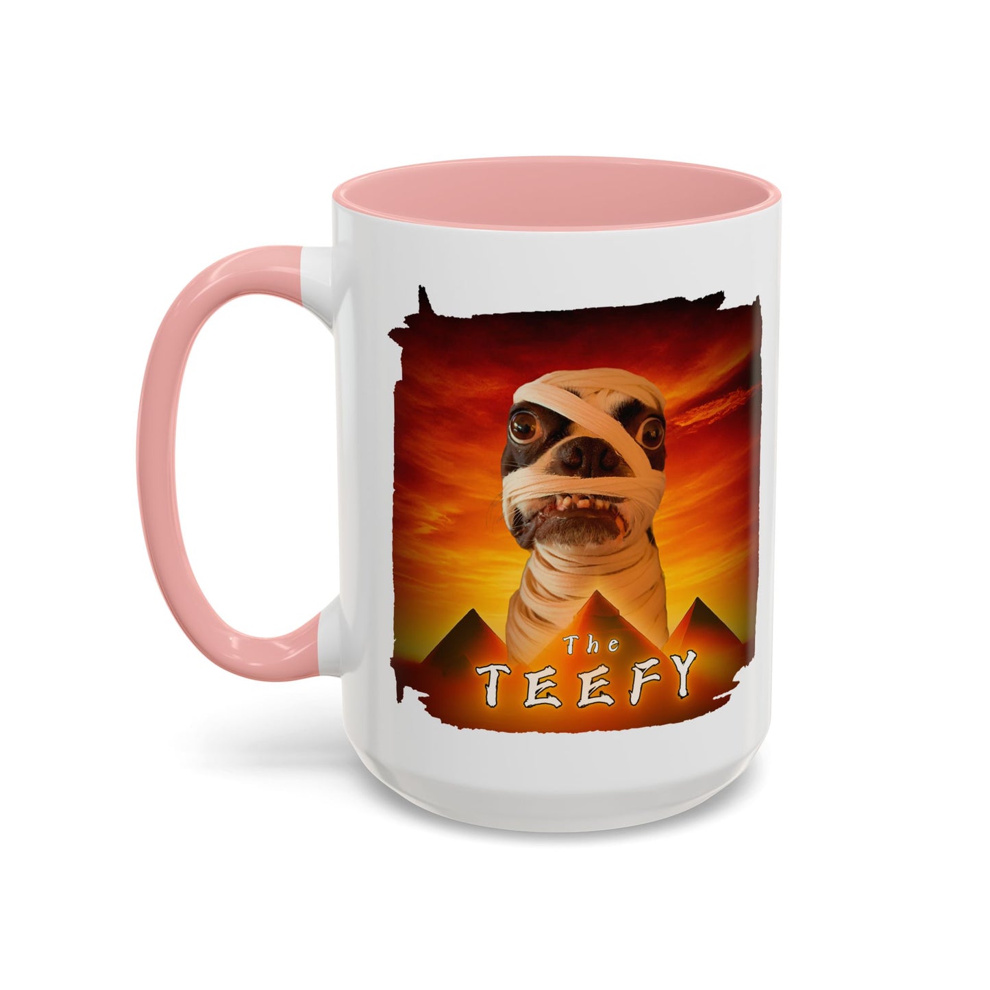 Mummified Mornings: The Teefy Accent Mug