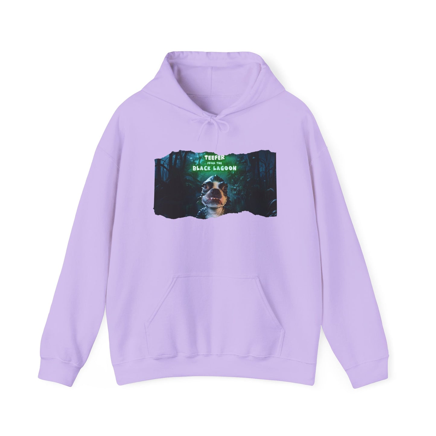 Teefer from the Black Lagoon Unisex Pullover Hoodie: Mystical Waters Comfort