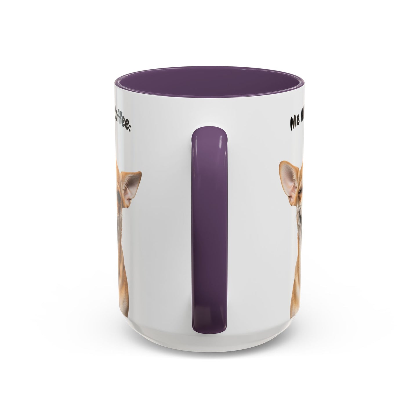 Funny Chihuahua Coffee Mug – Me Before Coffee / Me After Coffee – Cute Chihuahua Teeth Design – Teefers Original
