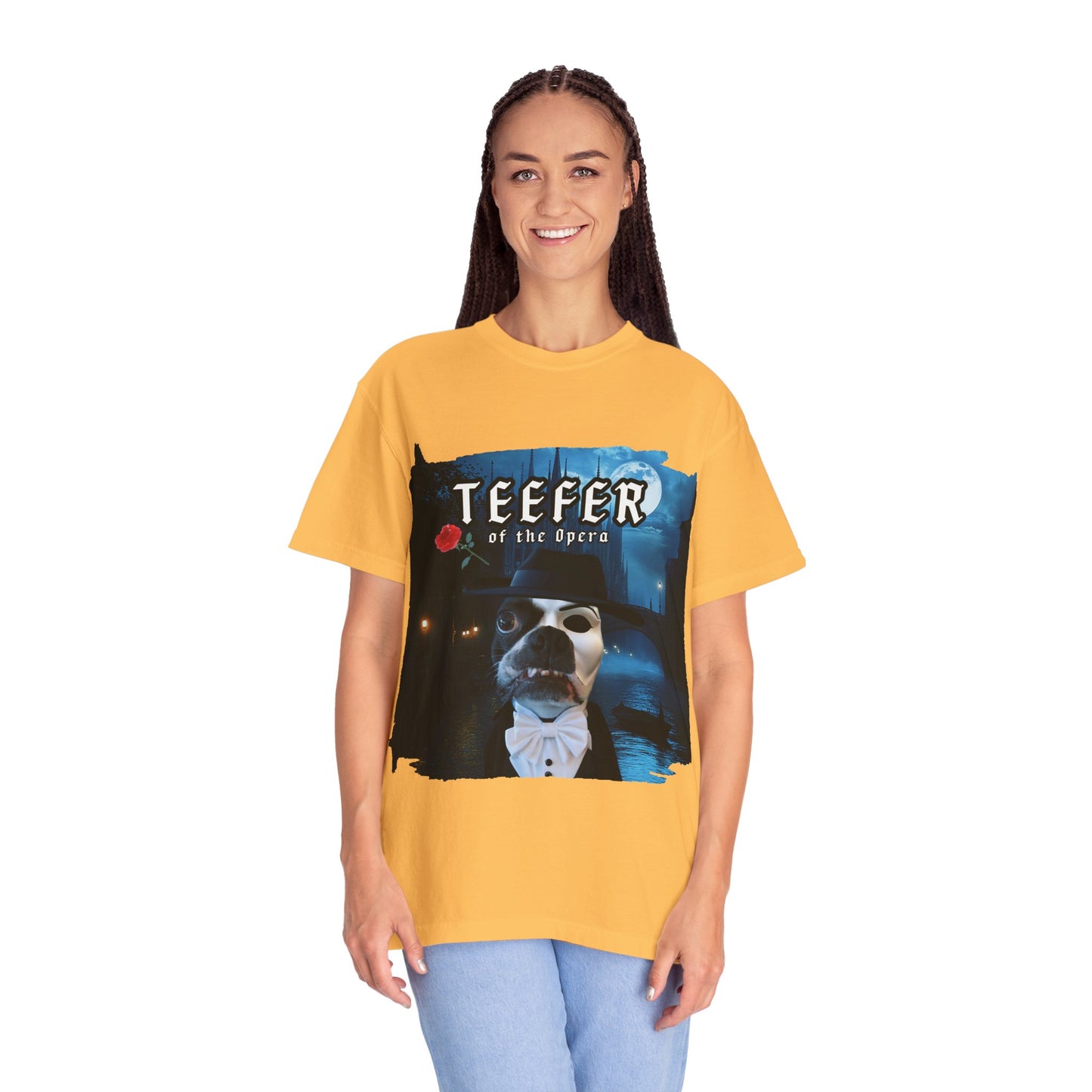 Teefer of the Opera Unisex T-Shirt: Curtain Call Comfort