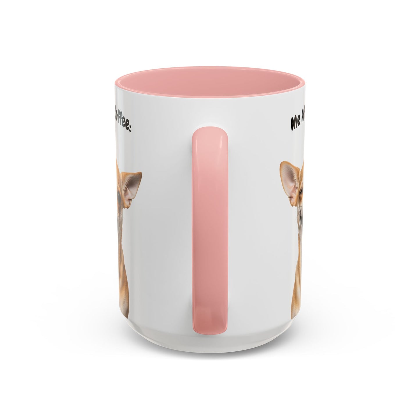 Funny Chihuahua Coffee Mug – Me Before Coffee / Me After Coffee – Cute Chihuahua Teeth Design – Teefers Original