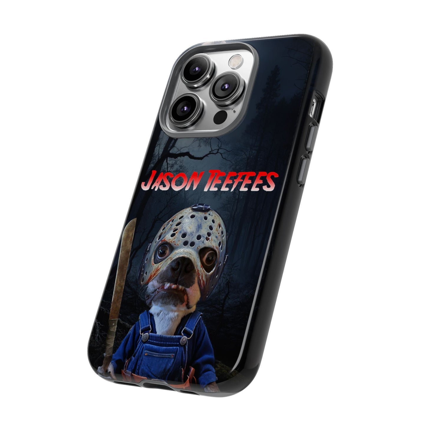 Masked Mischief: Jason Teefees Phone Case