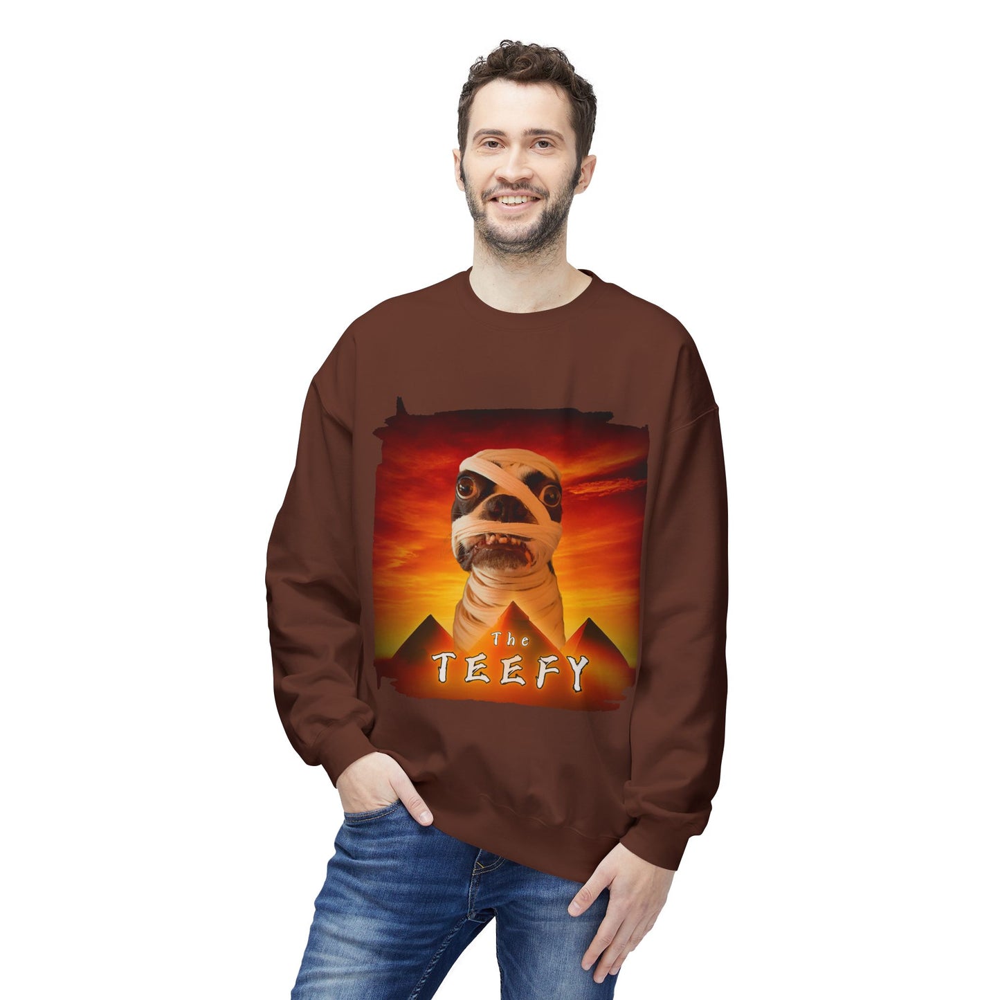 The Teefy Crewneck Sweatshirt: Ancient Comfort