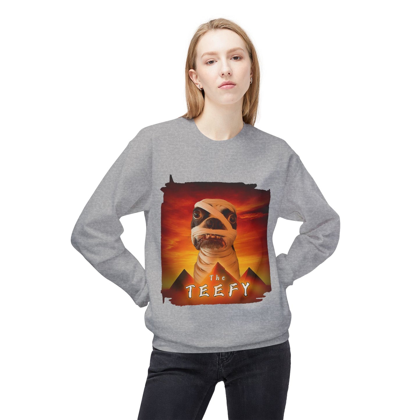 The Teefy Crewneck Sweatshirt: Ancient Comfort
