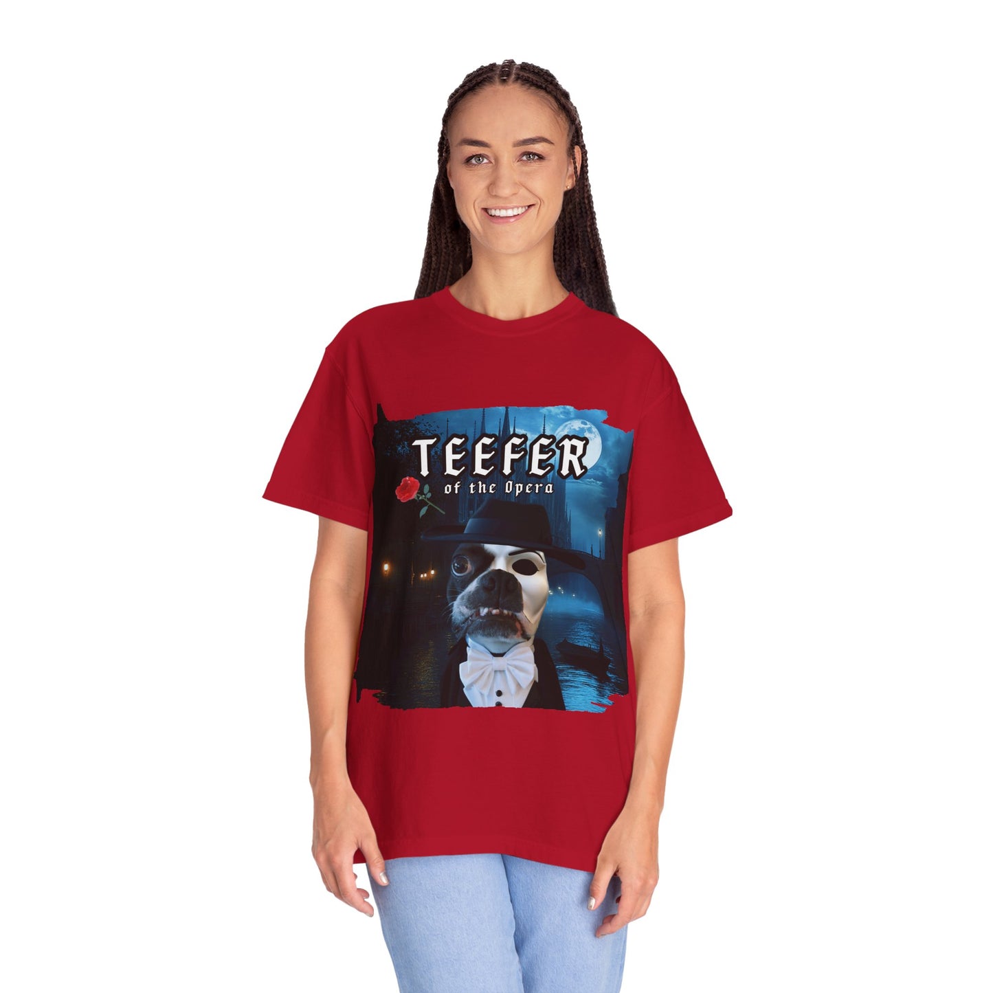 Teefer of the Opera Unisex T-Shirt: Curtain Call Comfort