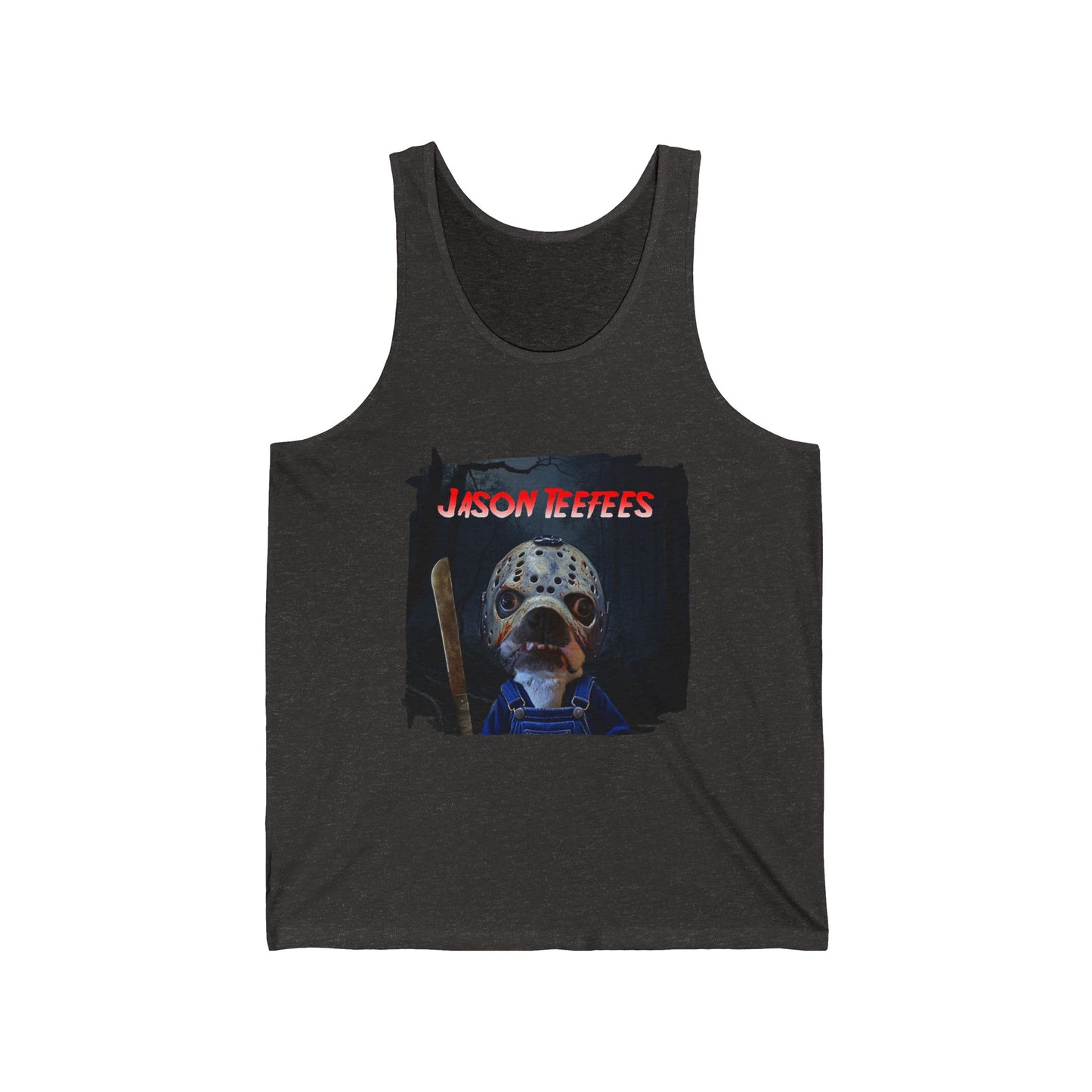 Jason Teefees Unisex Tank Top: Campsite Chiller