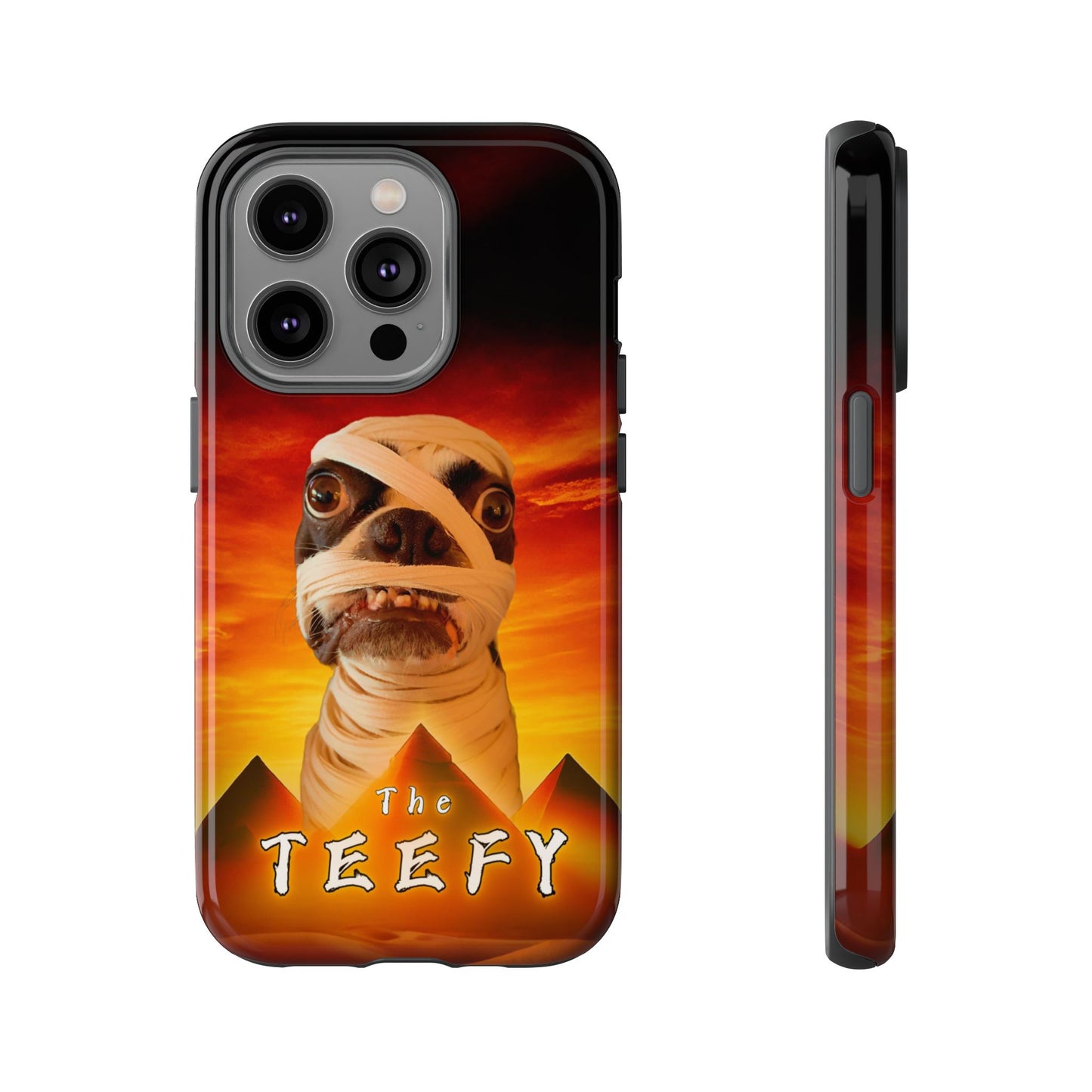 The Teefy Phone Case: Perfect for Teef and Classic Horror Enthusiasts