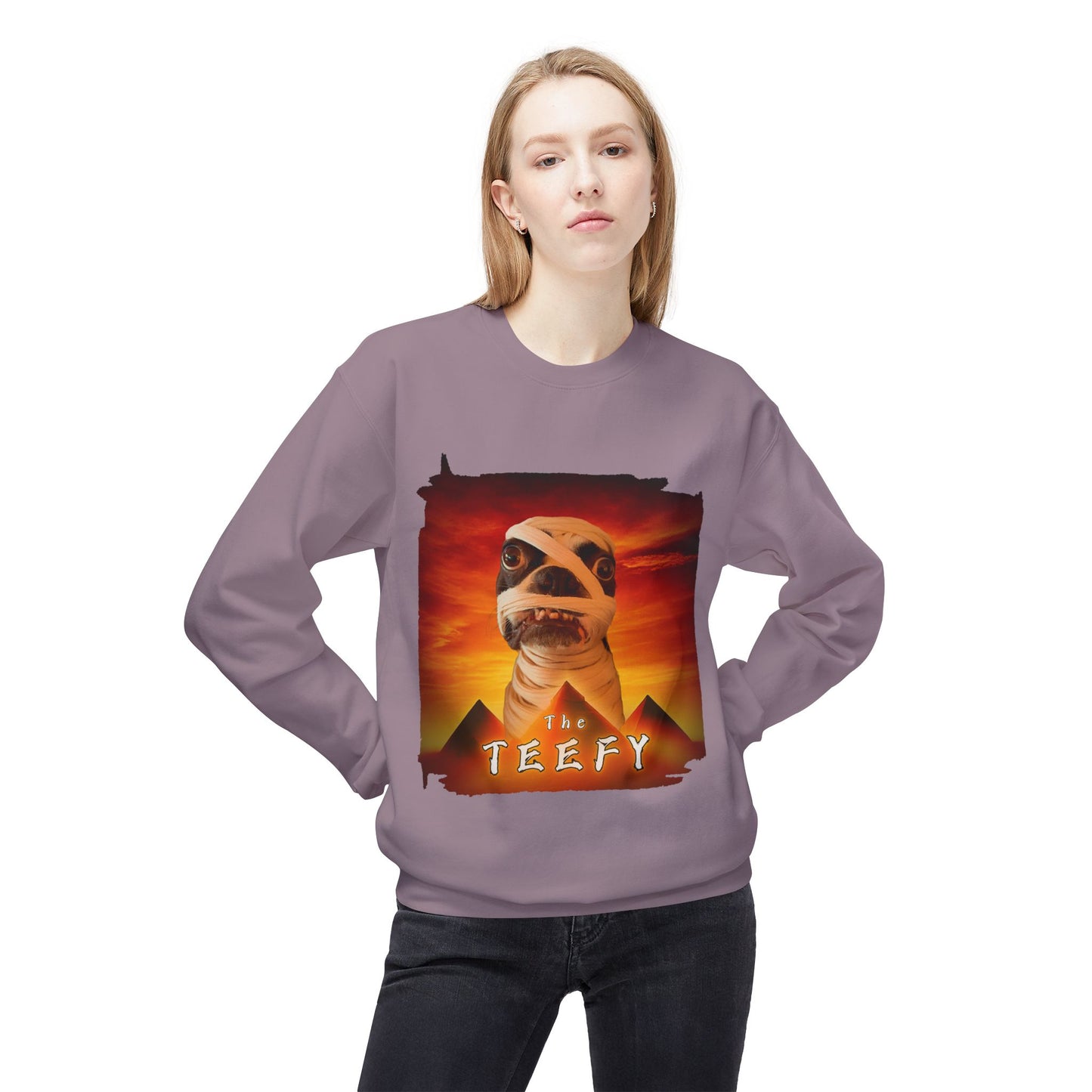 The Teefy Crewneck Sweatshirt: Ancient Comfort