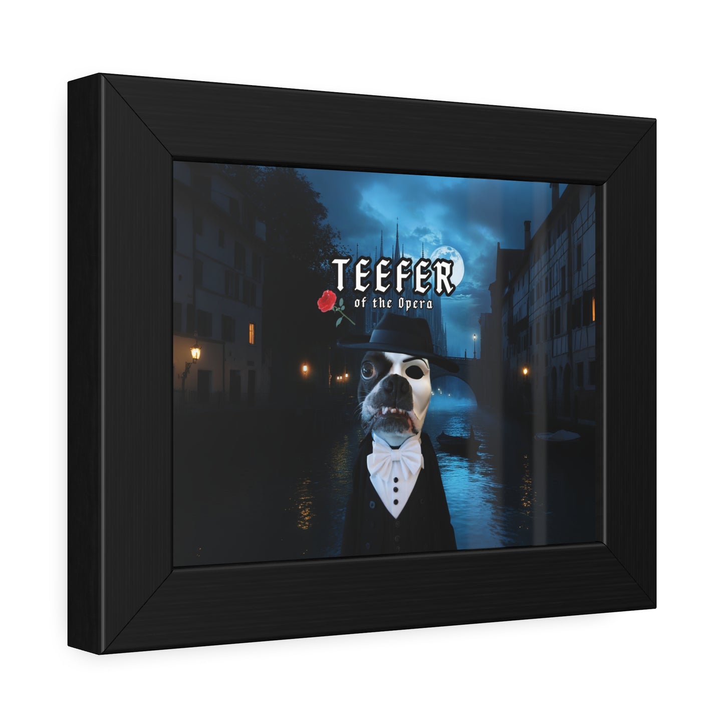 Teefer of the Opera Framed Poster: Stage Shadows