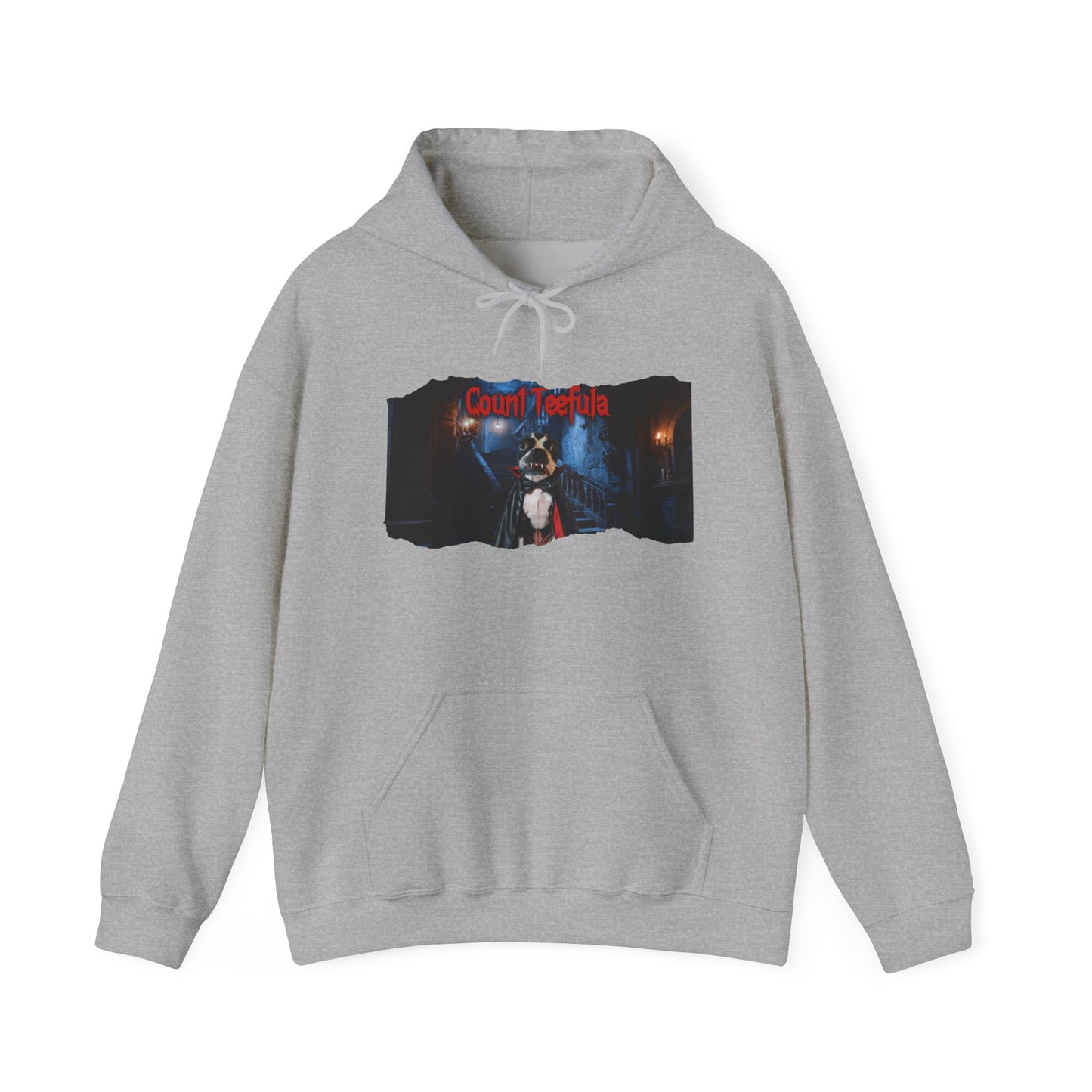 Count Teefula Unisex Pullover Hoodie: Midnight Elegance