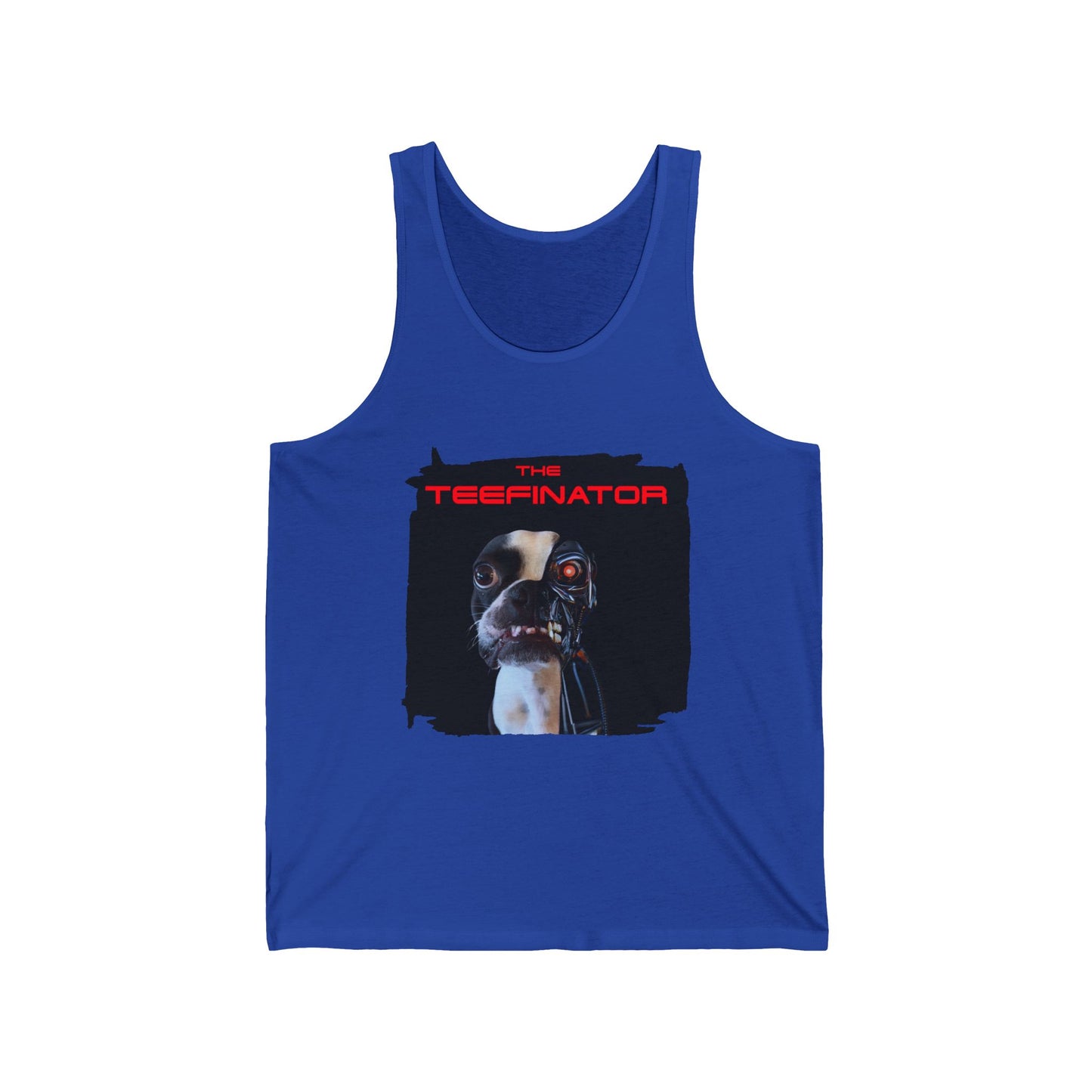 The Teefinator Unisex Tank Top: Cybernetic Cool