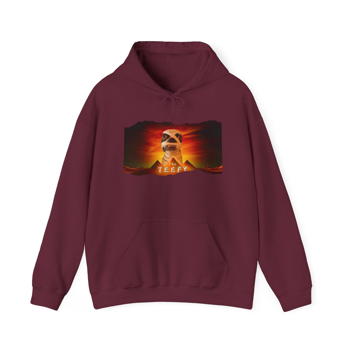 The Teefy Unisex Pullover Hoodie: Cozy Curses Collection