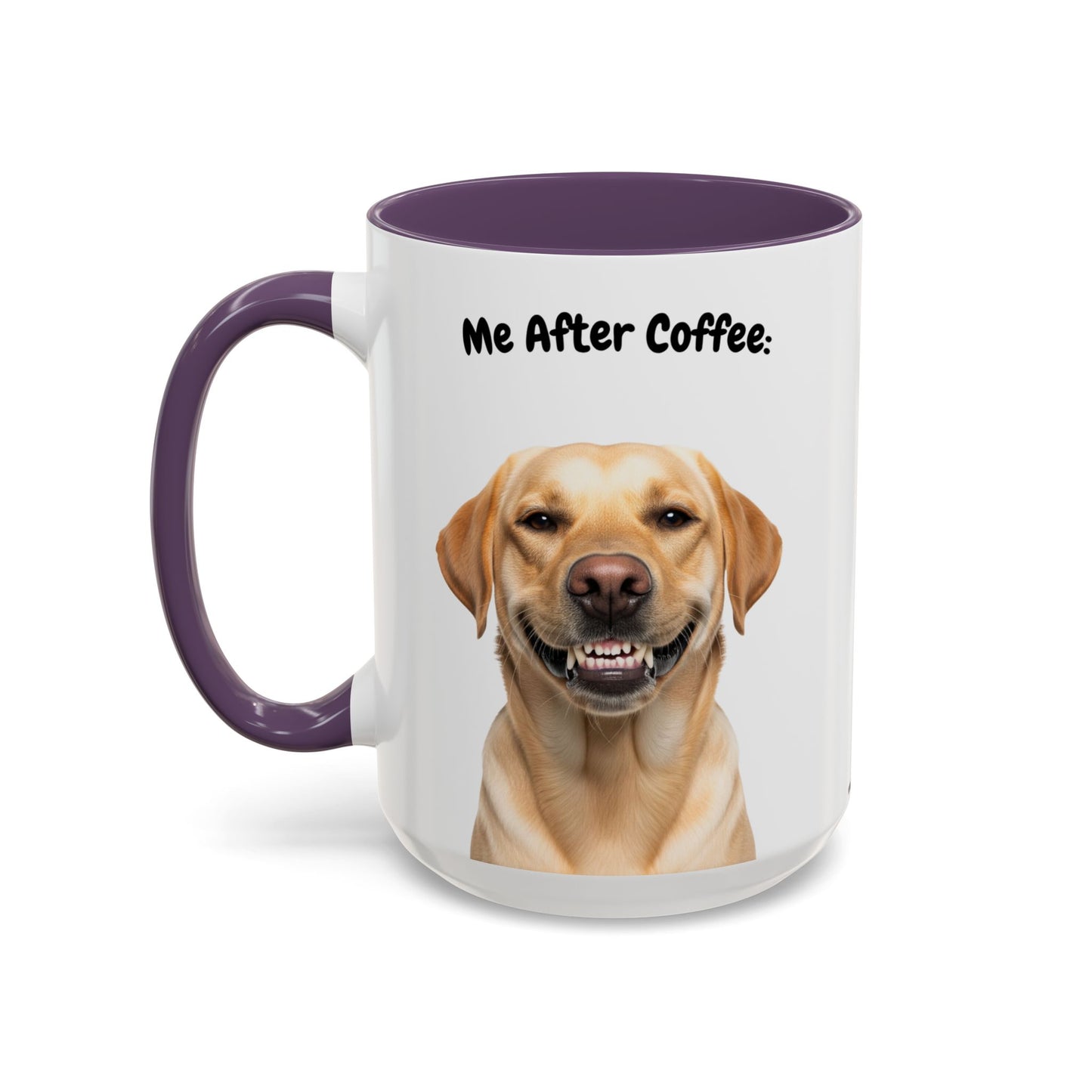 Funny Labrador Retriever Coffee Mug – Me Before Coffee / Me After Coffee – Cute Lab Teeth Design – Teefers Original