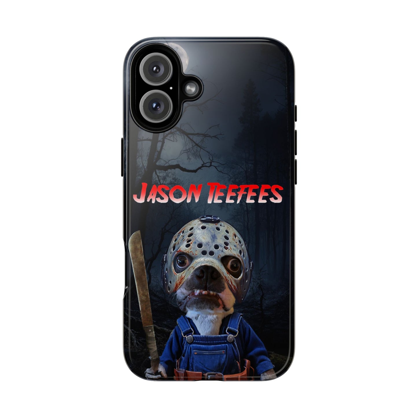 Masked Mischief: Jason Teefees Phone Case