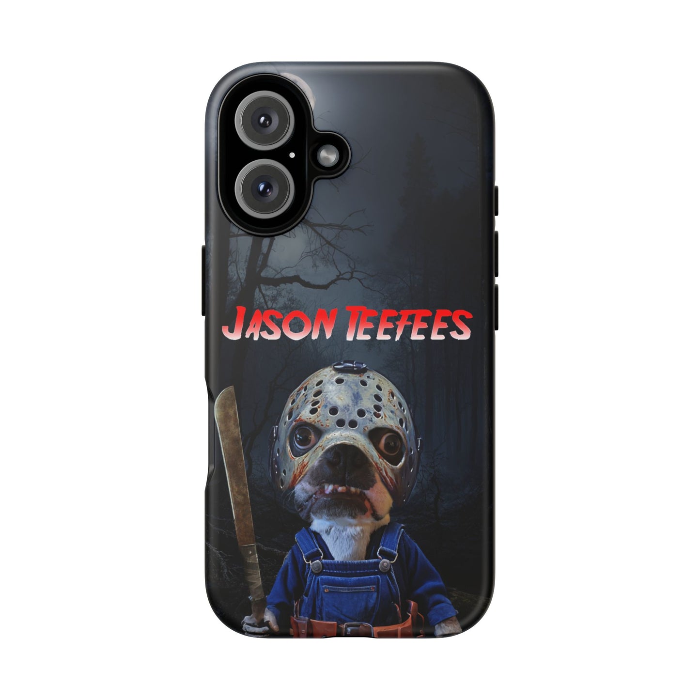 Masked Mischief: Jason Teefees Phone Case