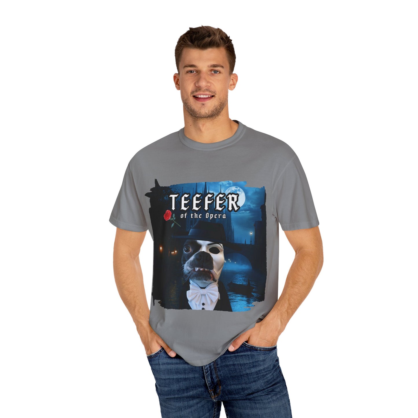 Teefer of the Opera Unisex T-Shirt: Curtain Call Comfort