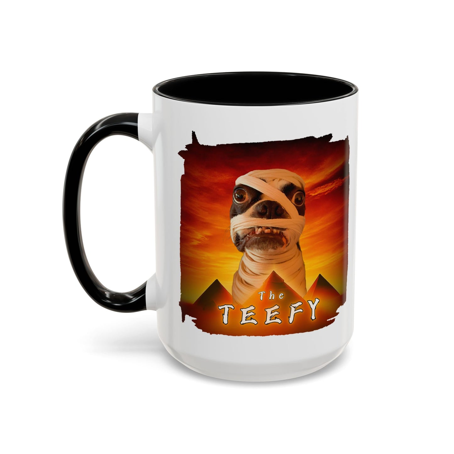 Mummified Mornings: The Teefy Accent Mug