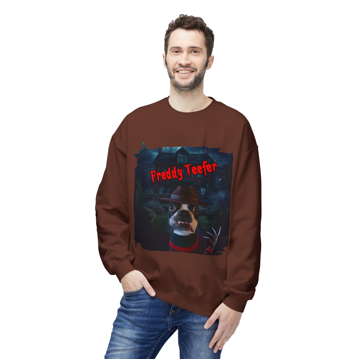 Freddy Teefer Crewneck Sweatshirt: Dream Realm Cozy