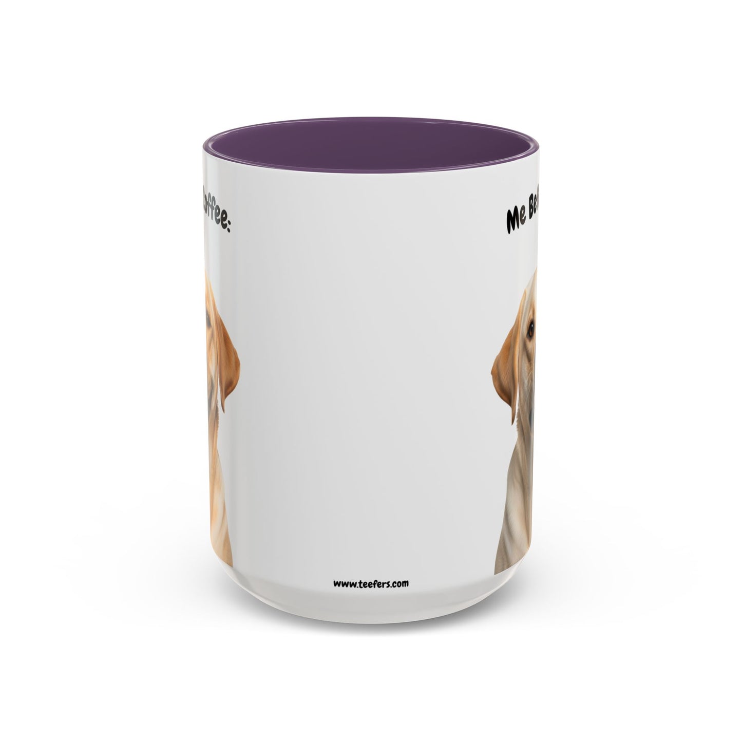 Funny Labrador Retriever Coffee Mug – Me Before Coffee / Me After Coffee – Cute Lab Teeth Design – Teefers Original