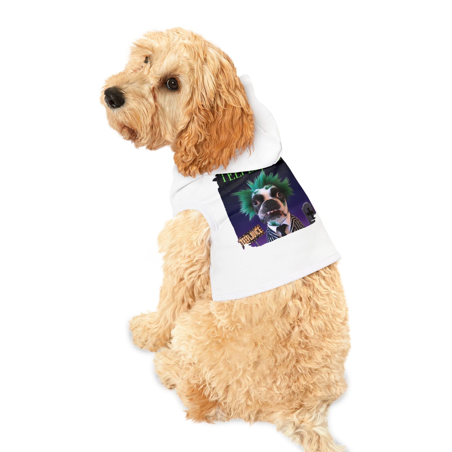 Teeflejuice Pet Hoodie: Haunt in Style