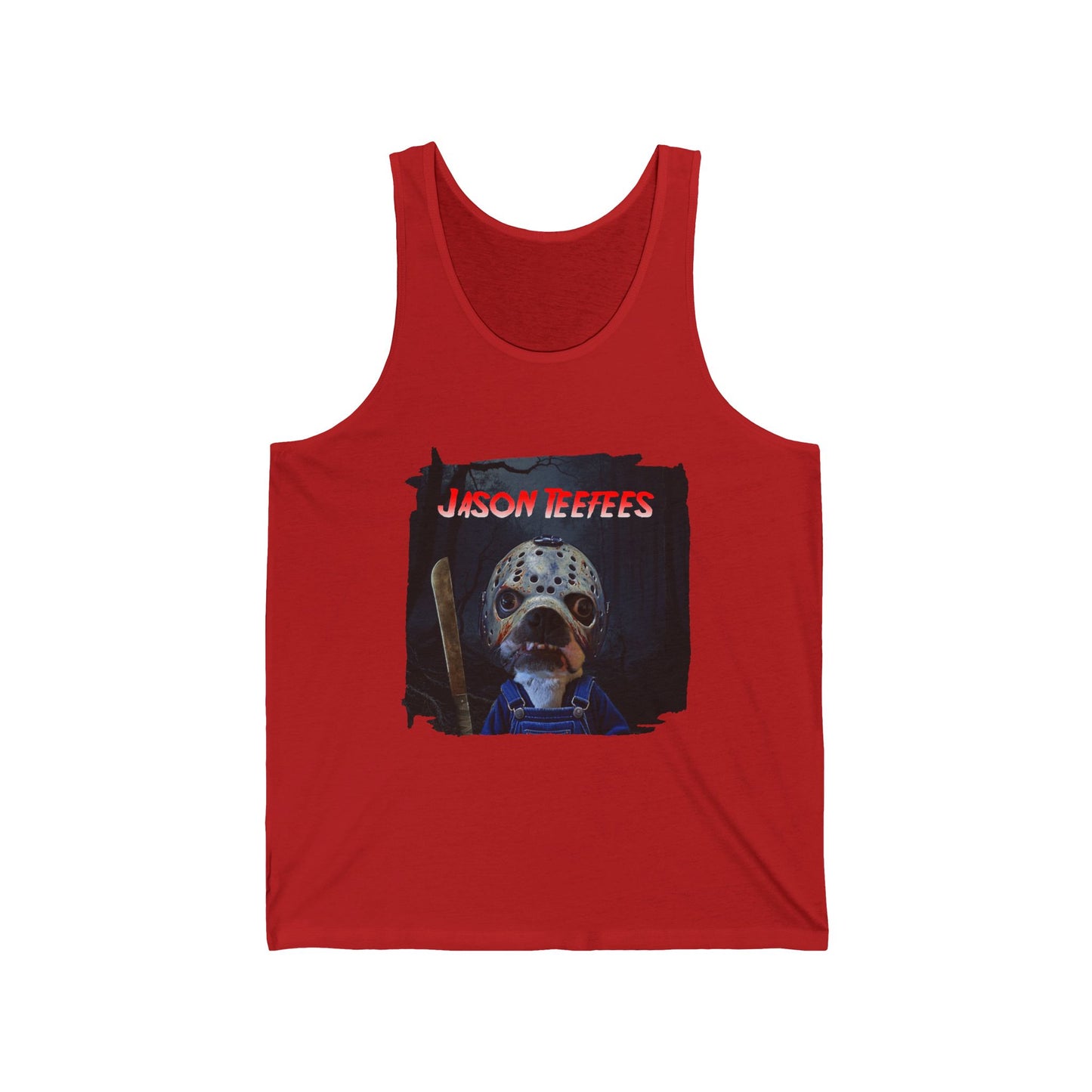 Jason Teefees Unisex Tank Top: Campsite Chiller