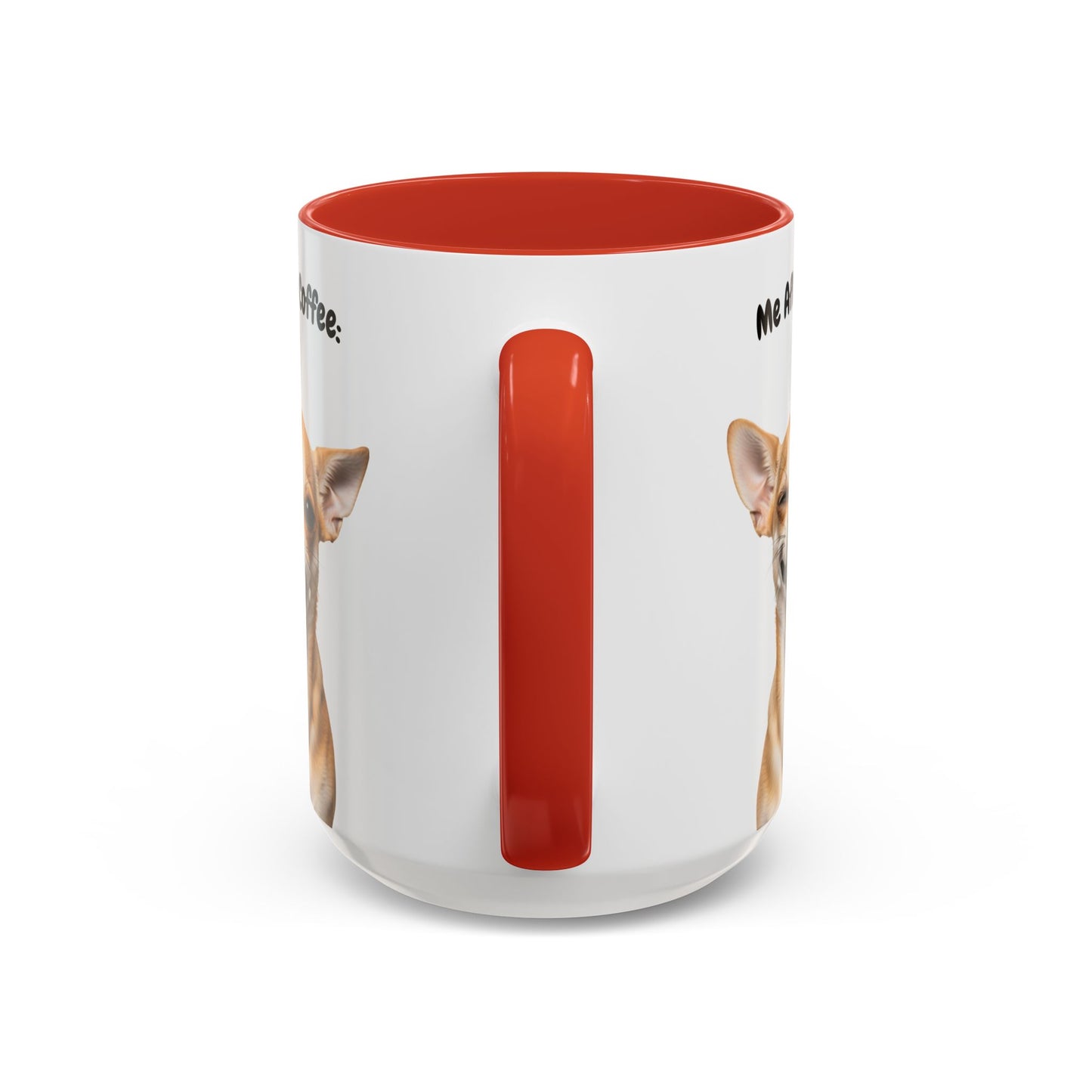 Funny Chihuahua Coffee Mug – Me Before Coffee / Me After Coffee – Cute Chihuahua Teeth Design – Teefers Original