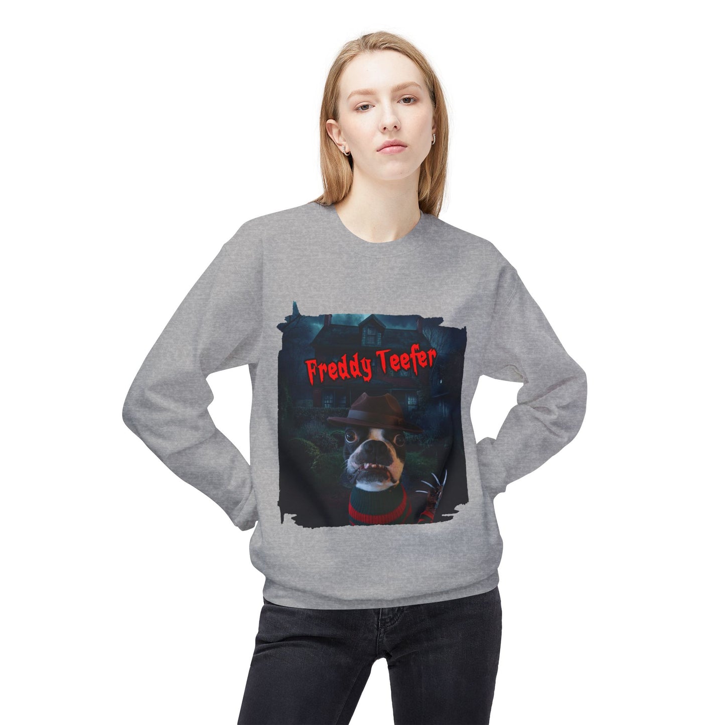 Freddy Teefer Crewneck Sweatshirt: Dream Realm Cozy