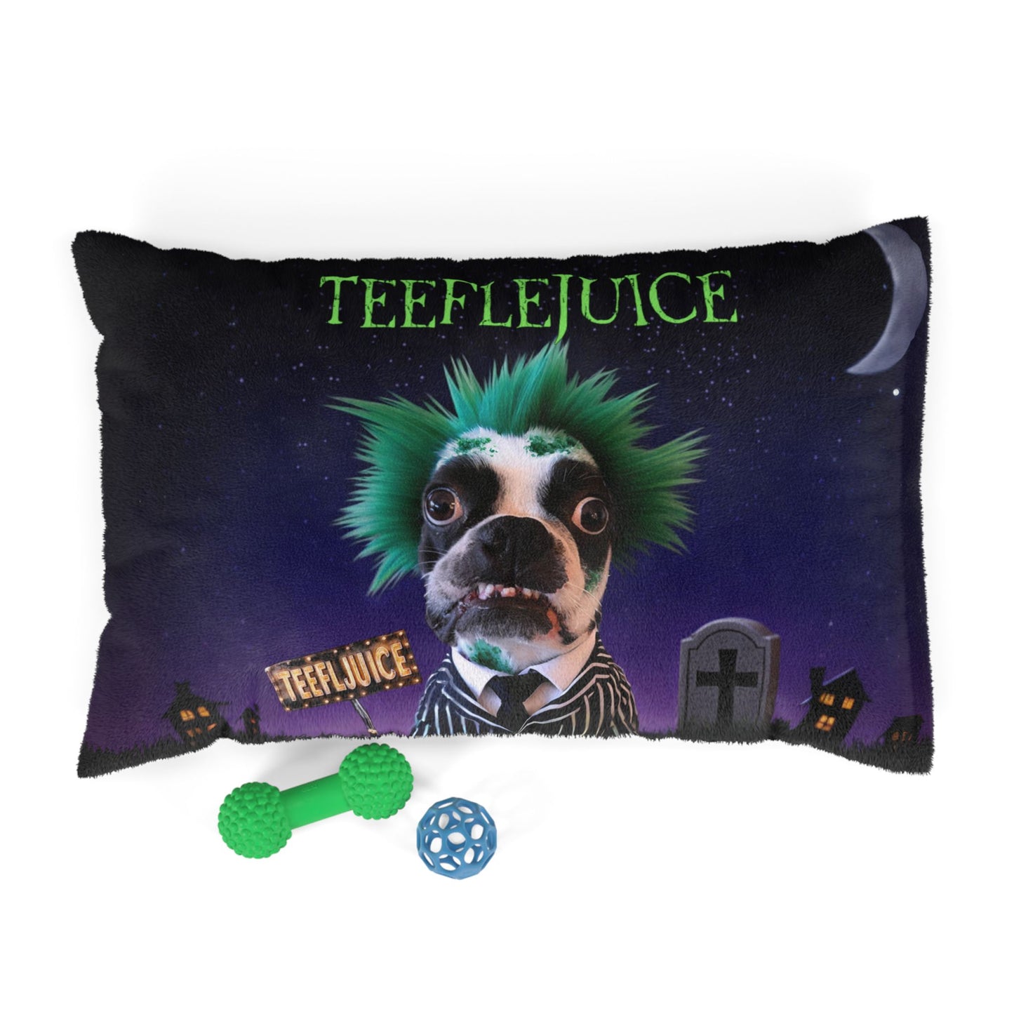 Teeflejuice's Haunted Haven Dog Bed