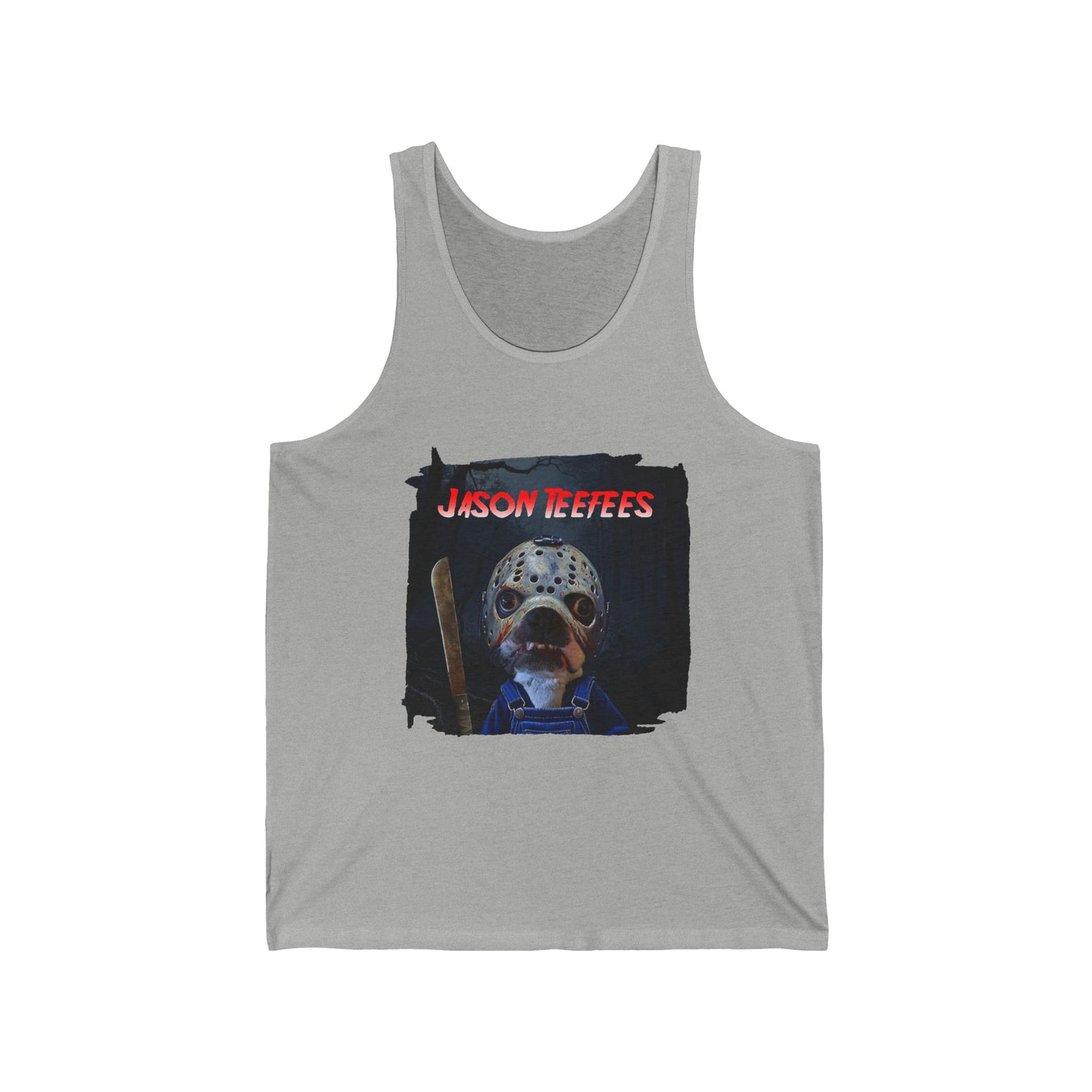Jason Teefees Unisex Tank Top: Campsite Chiller