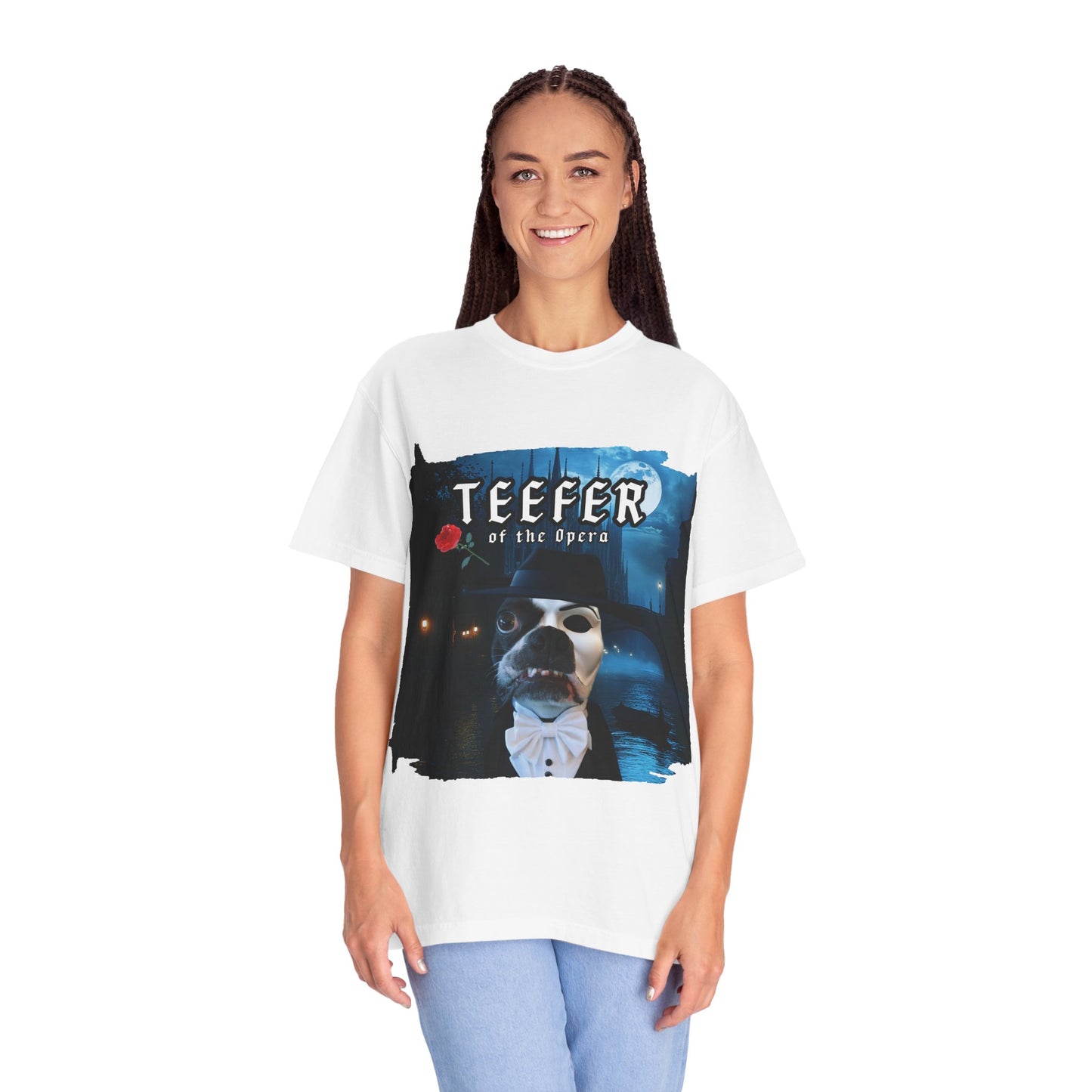 Teefer of the Opera Unisex T-Shirt: Curtain Call Comfort