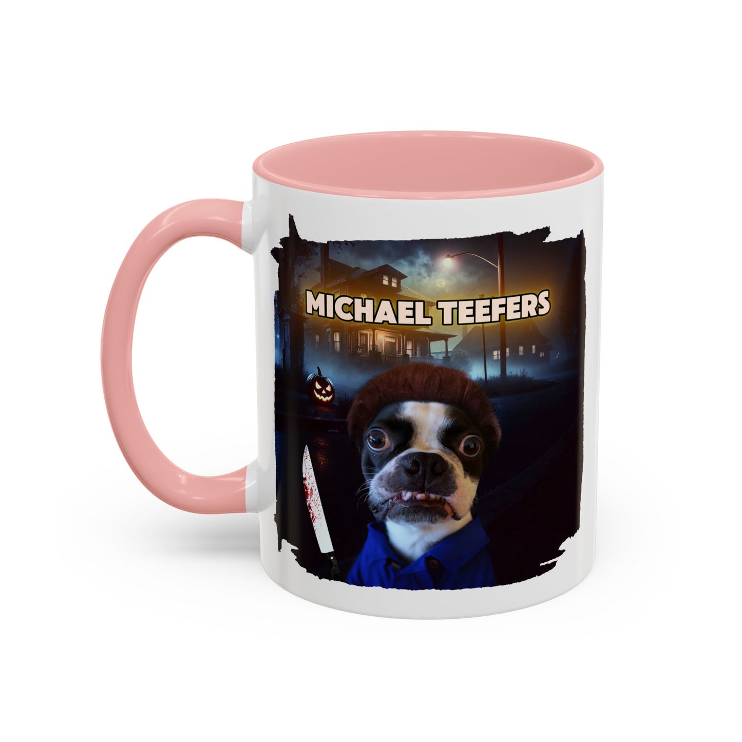 Michael Teefers Accent Mug – Brew with a Slasher Twist