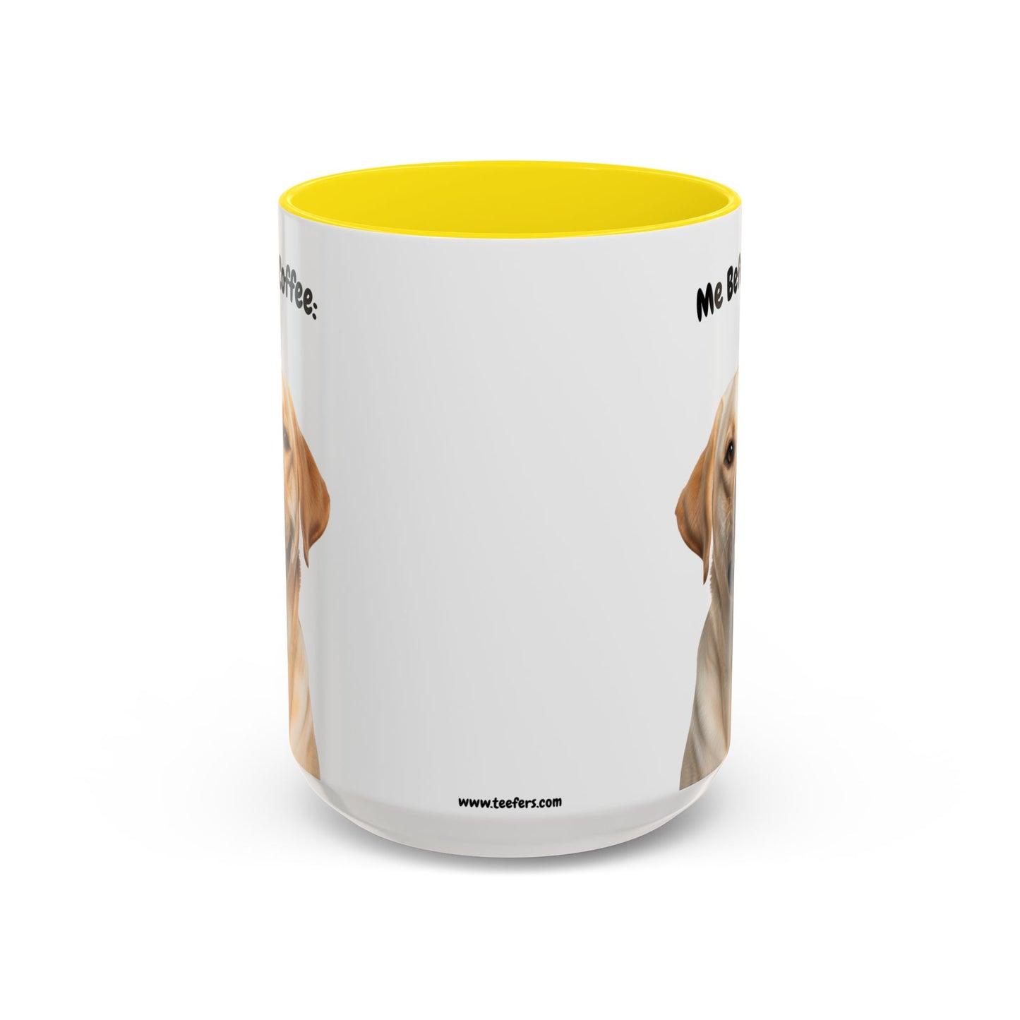Funny Labrador Retriever Coffee Mug – Me Before Coffee / Me After Coffee – Cute Lab Teeth Design – Teefers Original