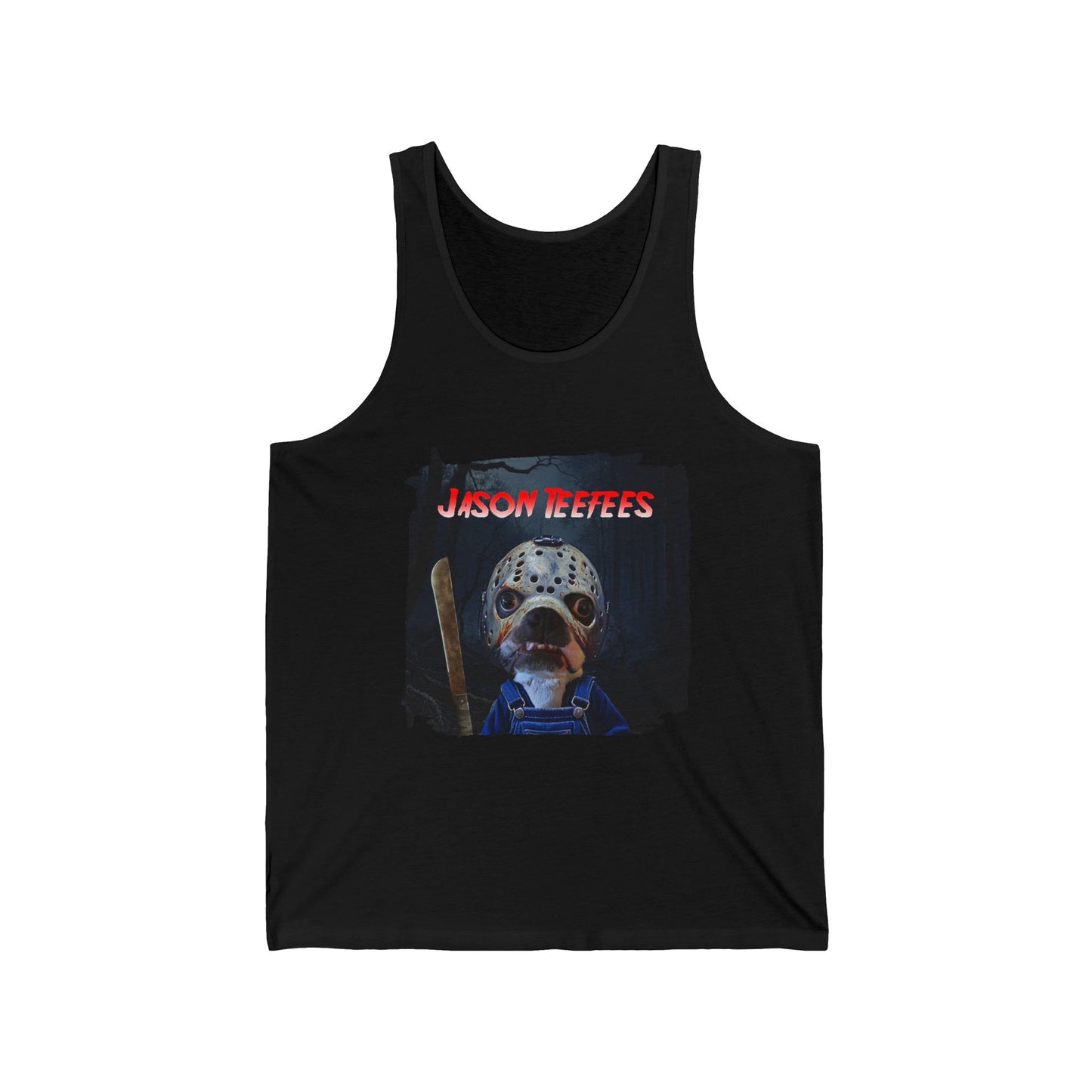 Jason Teefees Unisex Tank Top: Campsite Chiller