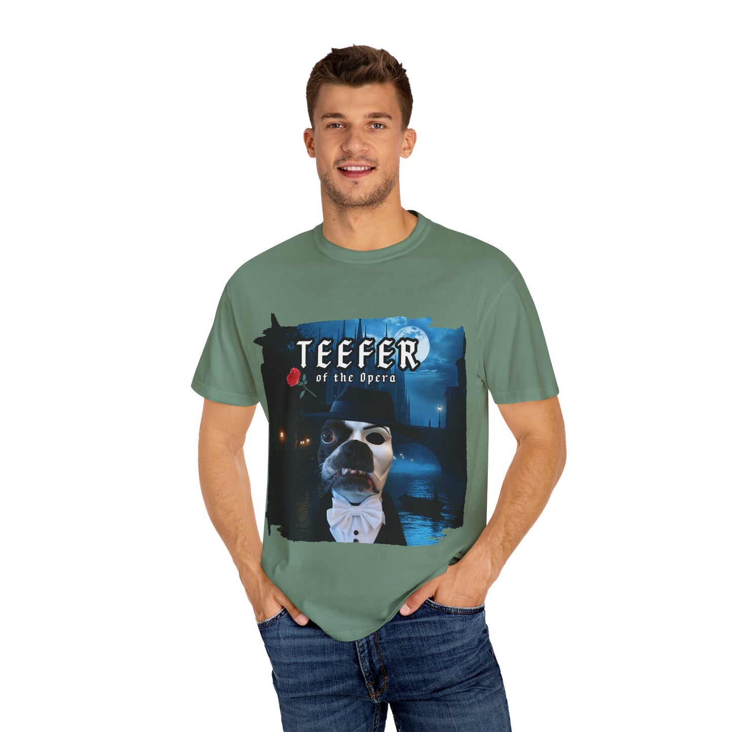 Teefer of the Opera Unisex T-Shirt: Curtain Call Comfort