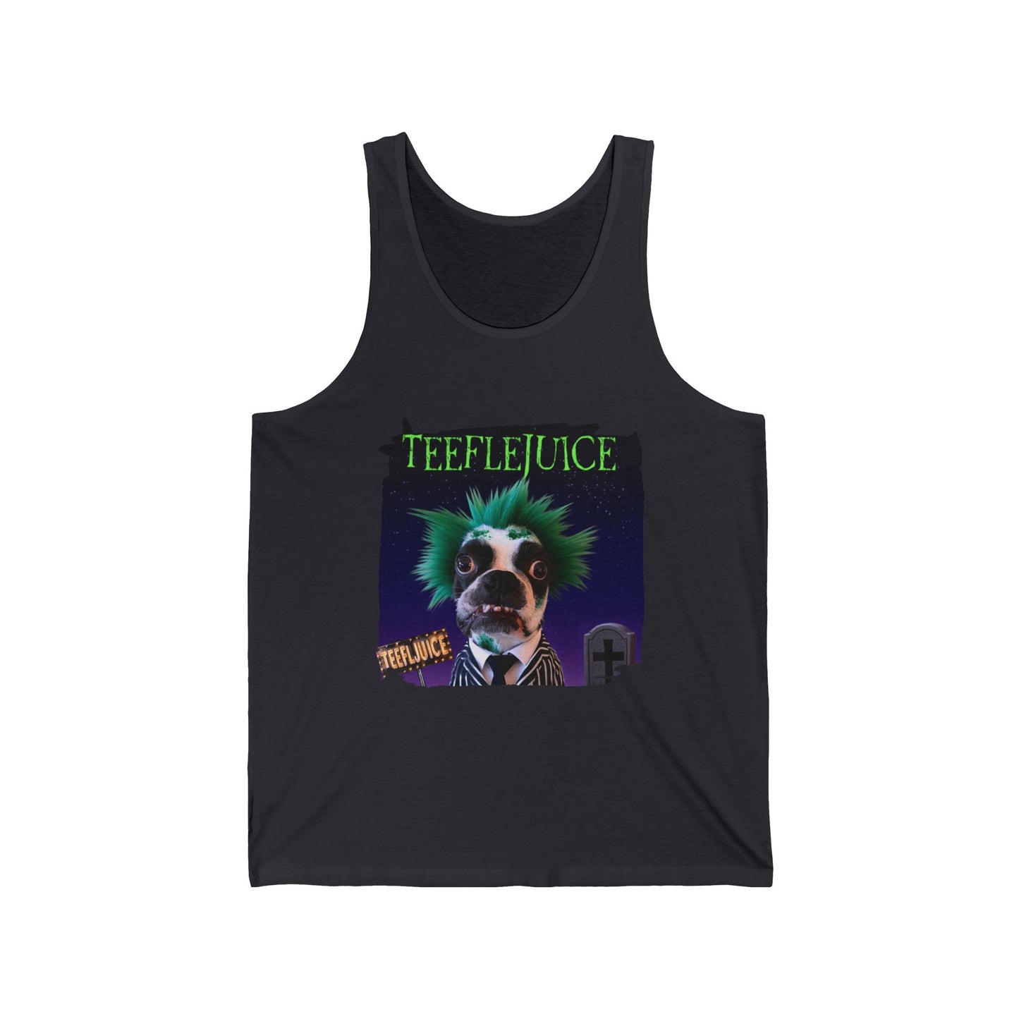 Teeflejuice Unisex Tank Top: Spooky Spectacle Wear