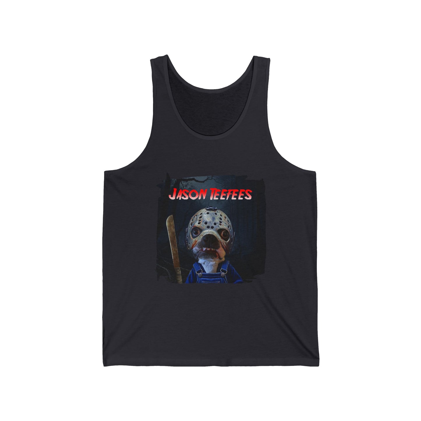 Jason Teefees Unisex Tank Top: Campsite Chiller