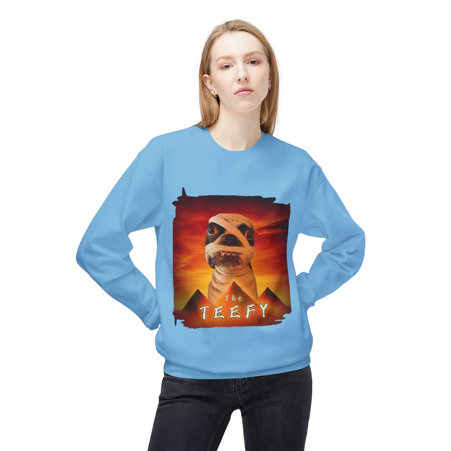 The Teefy Crewneck Sweatshirt: Ancient Comfort