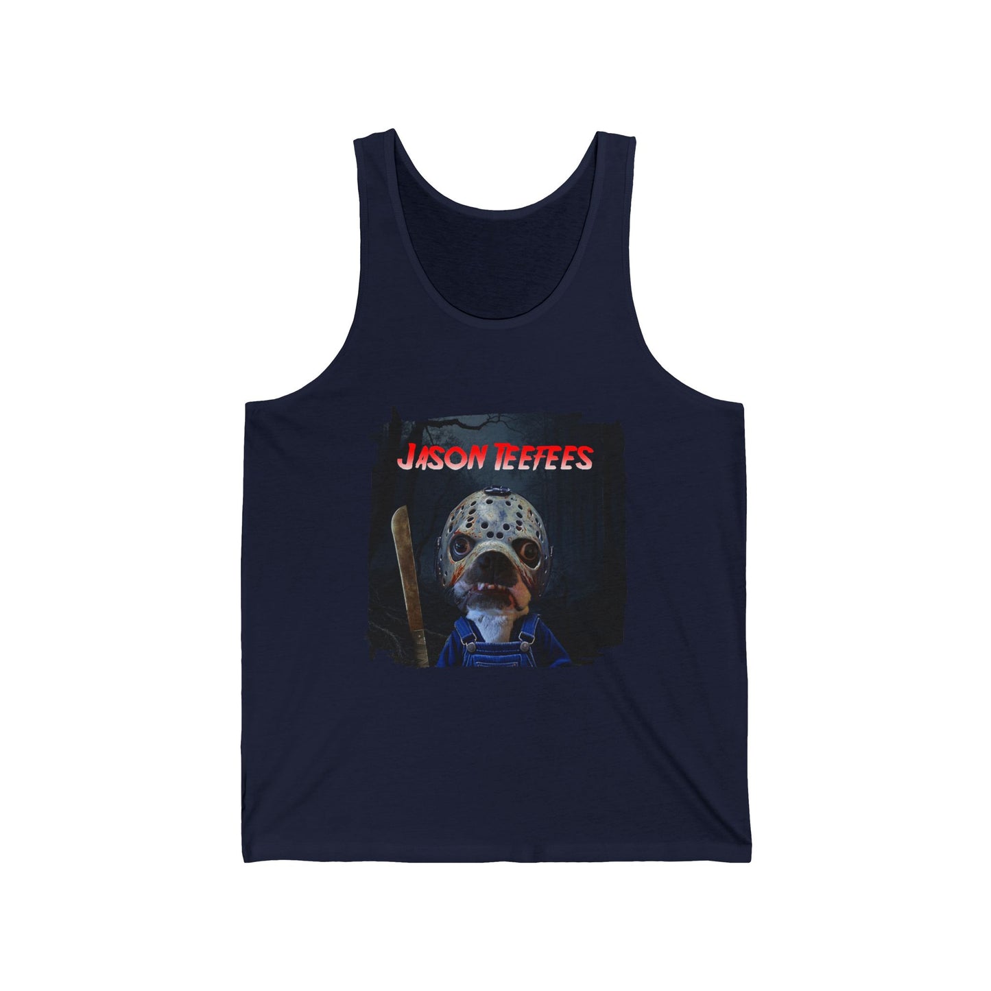 Jason Teefees Unisex Tank Top: Campsite Chiller