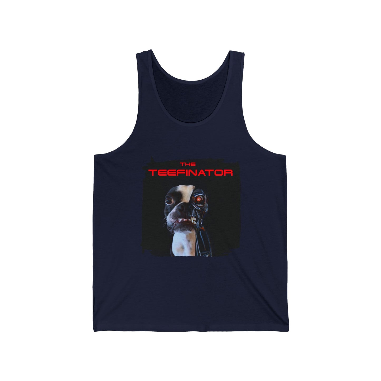The Teefinator Unisex Tank Top: Cybernetic Cool