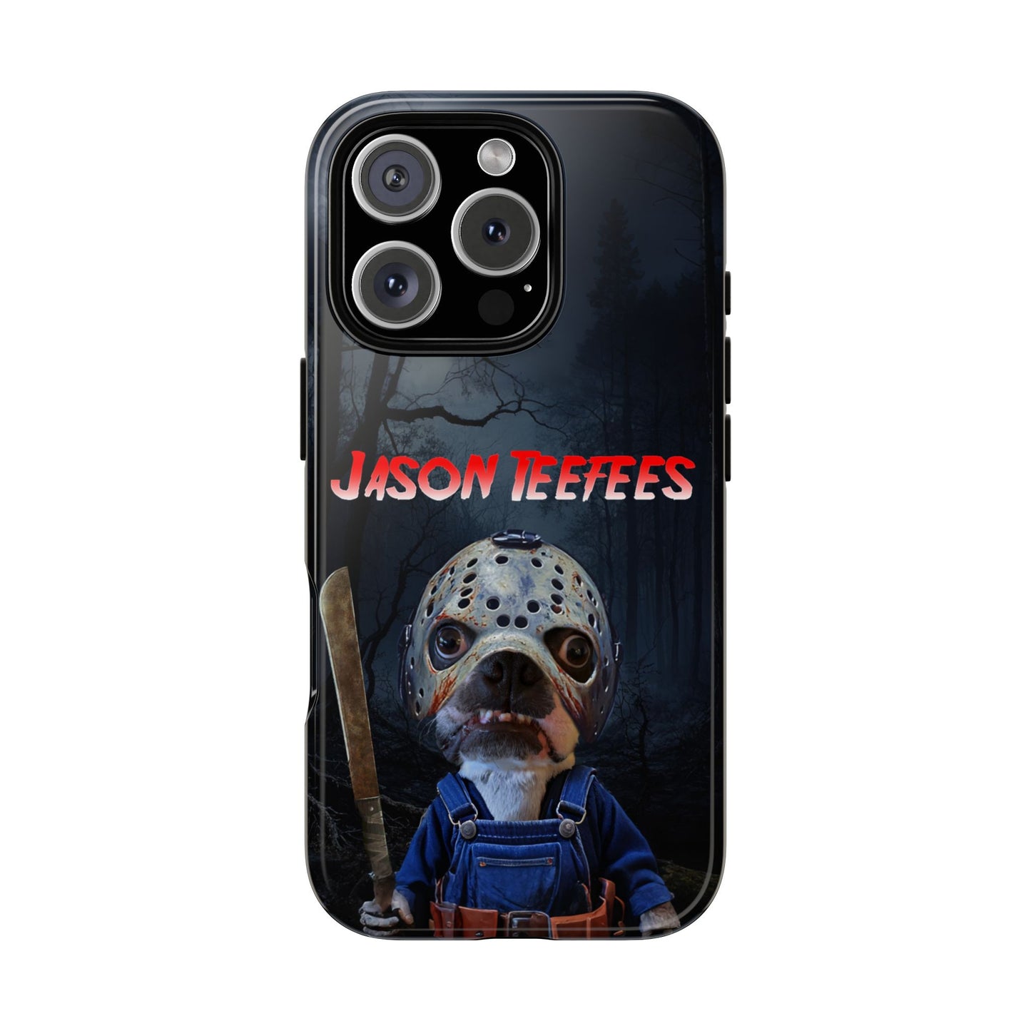 Masked Mischief: Jason Teefees Phone Case