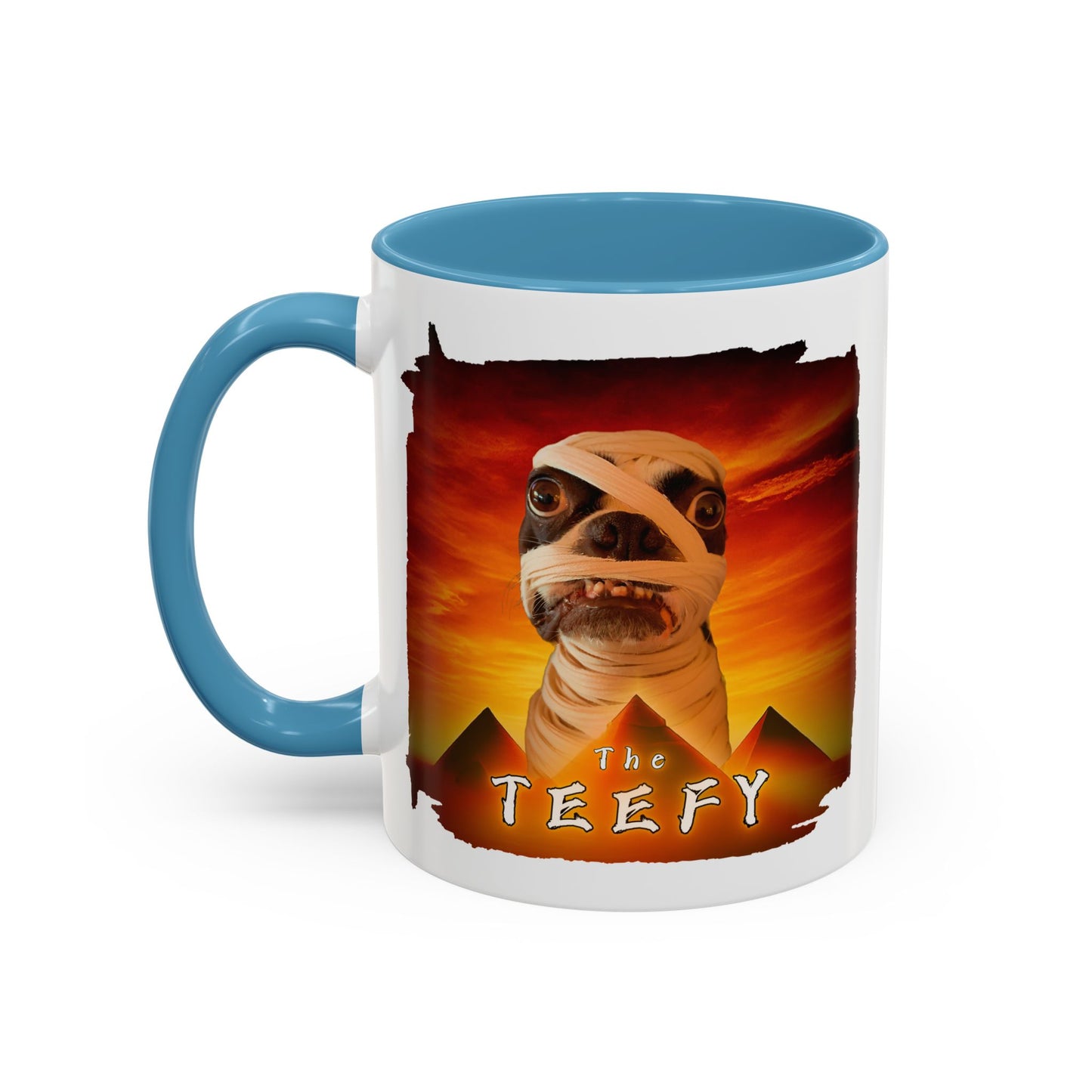Mummified Mornings: The Teefy Accent Mug