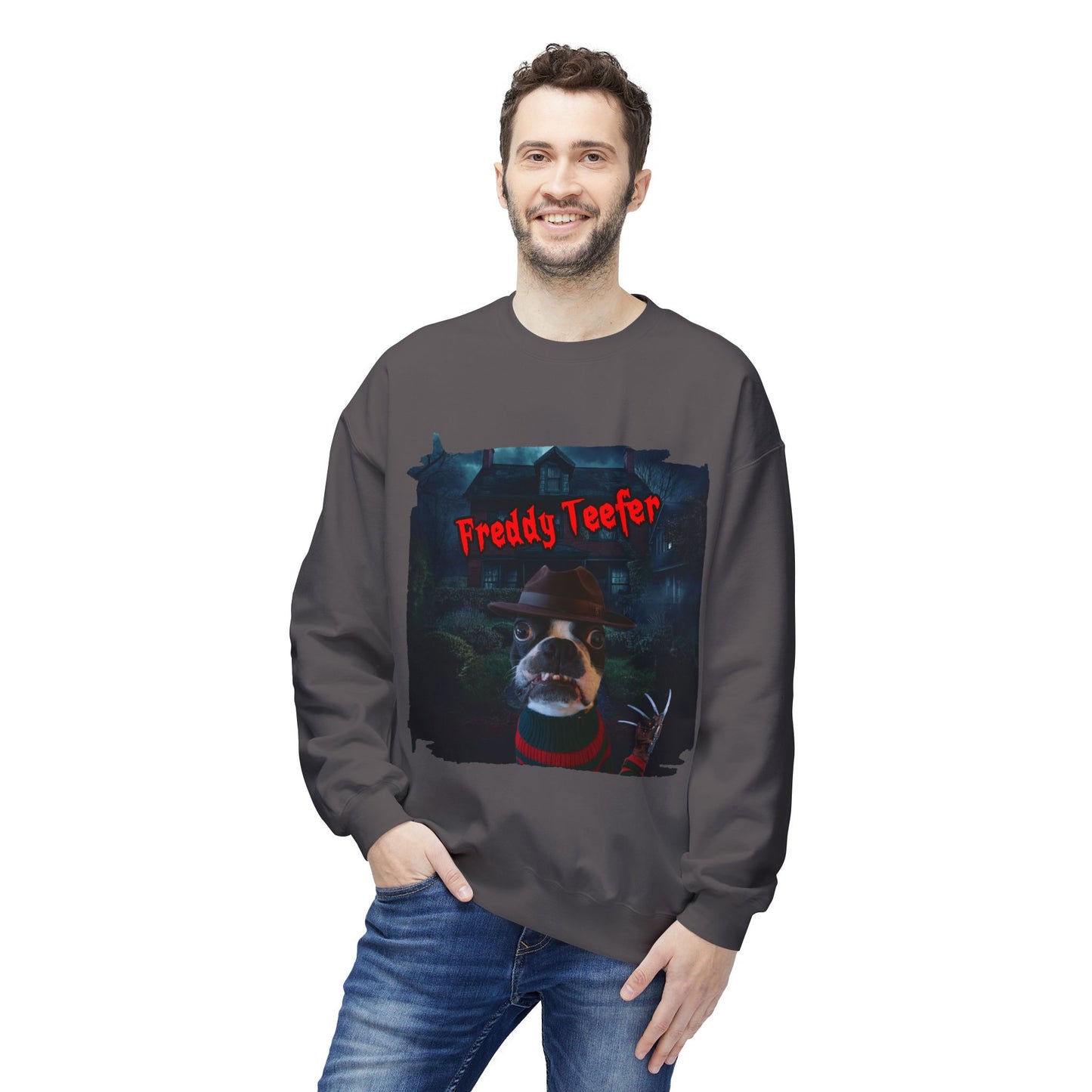 Freddy Teefer Crewneck Sweatshirt: Dream Realm Cozy