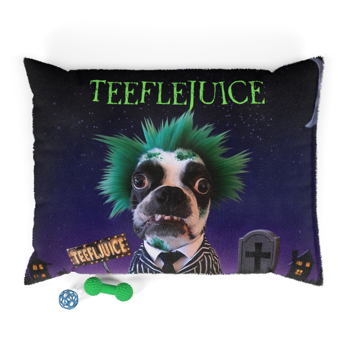 Teeflejuice's Haunted Haven Dog Bed