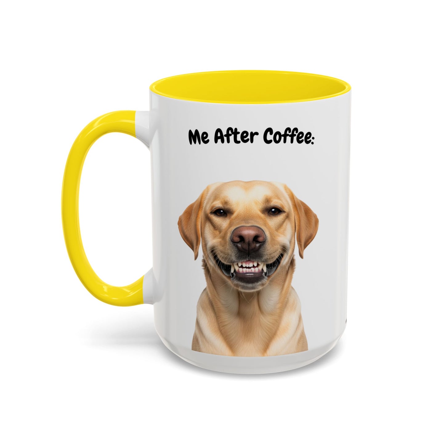 Funny Labrador Retriever Coffee Mug – Me Before Coffee / Me After Coffee – Cute Lab Teeth Design – Teefers Original