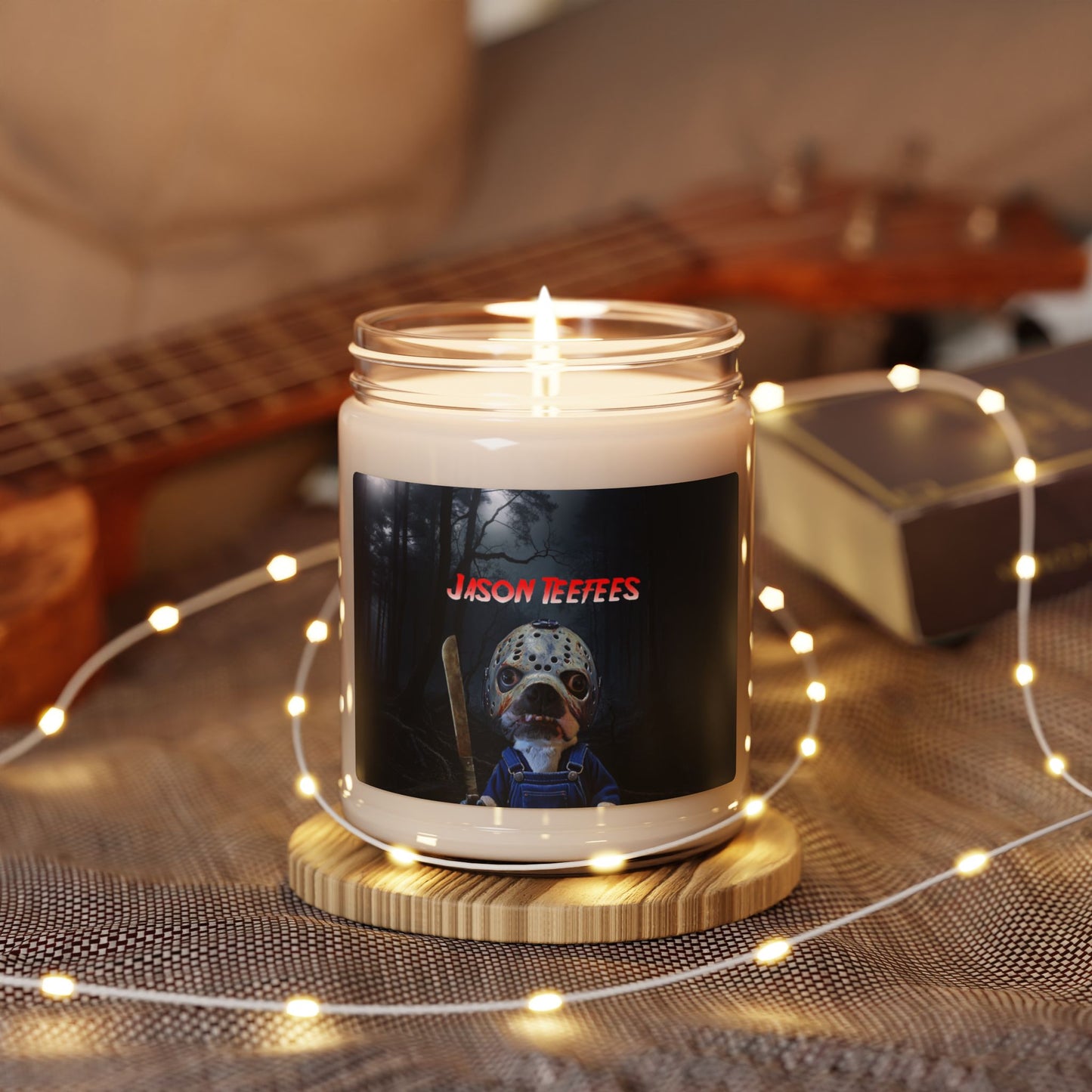 Jason Teefees Scented Candle: Campfire Glow
