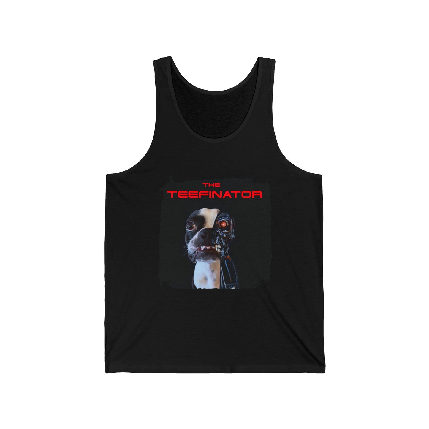 The Teefinator Unisex Tank Top: Cybernetic Cool