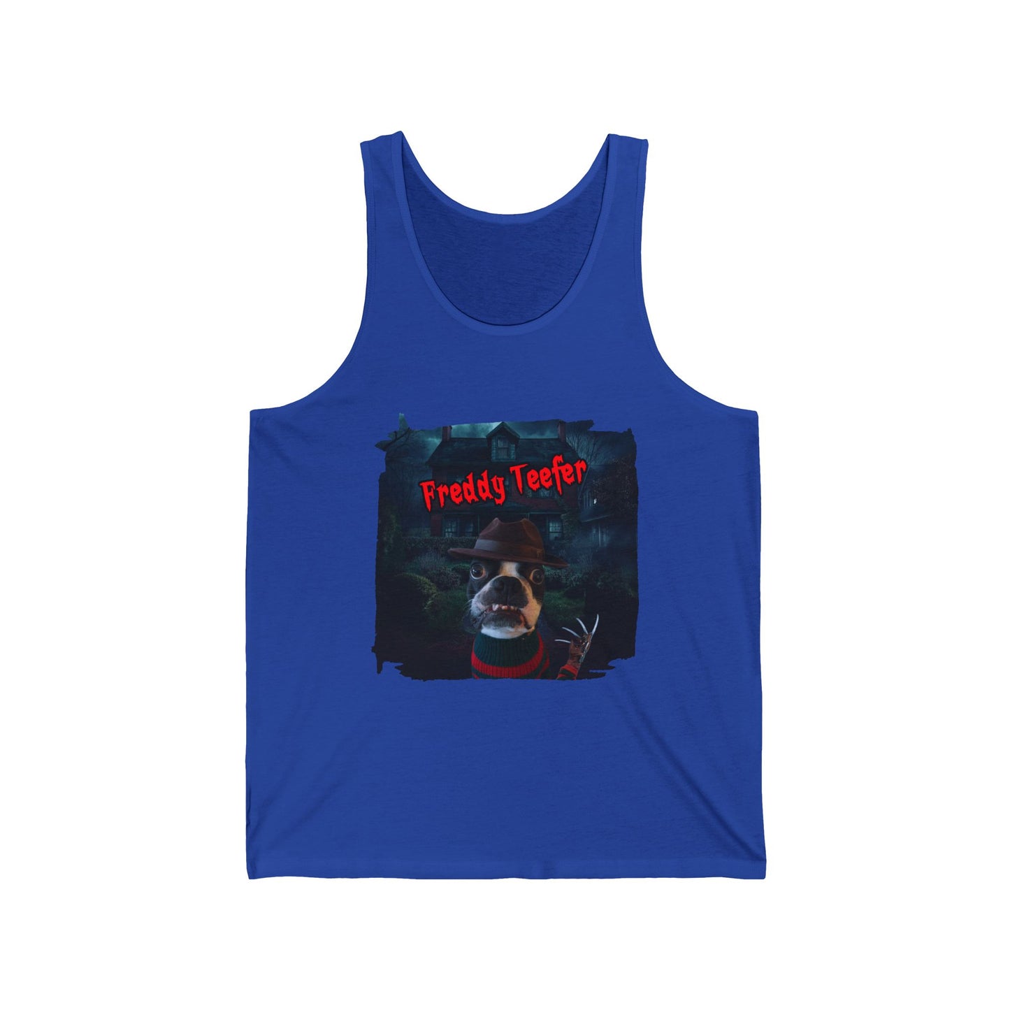 Freddy Teefer Unisex Tank Top: Nightmare Knit